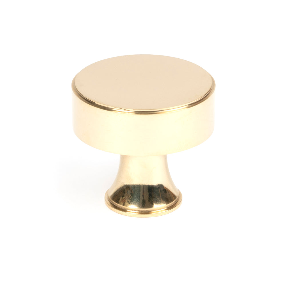 Polished Brass Scully Cabinet Knob - 38mm
