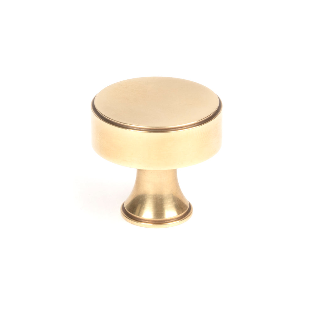 Aged Brass Scully Cabinet Knob - 32mm