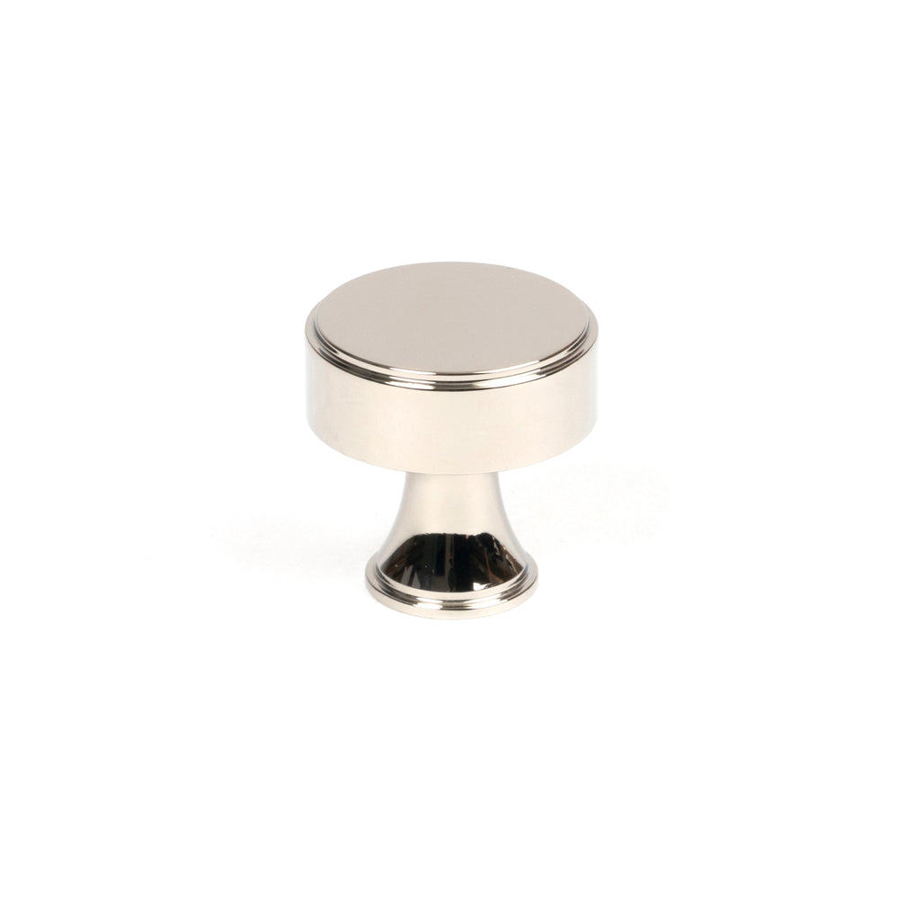 Polished Nickel Scully Cabinet Knob - 25mm