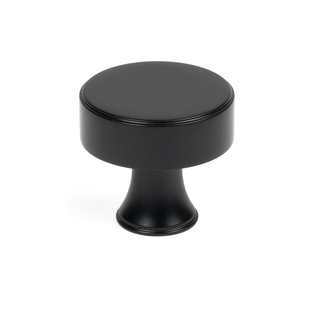 Matt Black Scully Cabinet Knob - 38mm