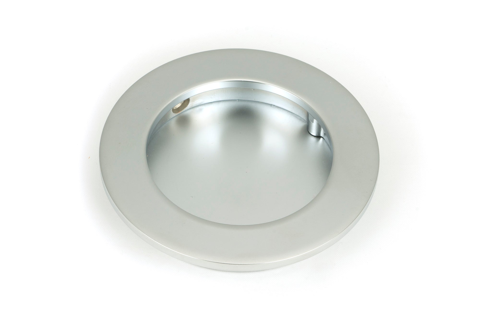 Satin Chrome 75mm Plain Round Pull