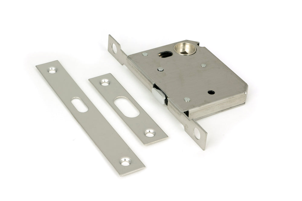 Polished Chrome 50mm Sliding Door Lock