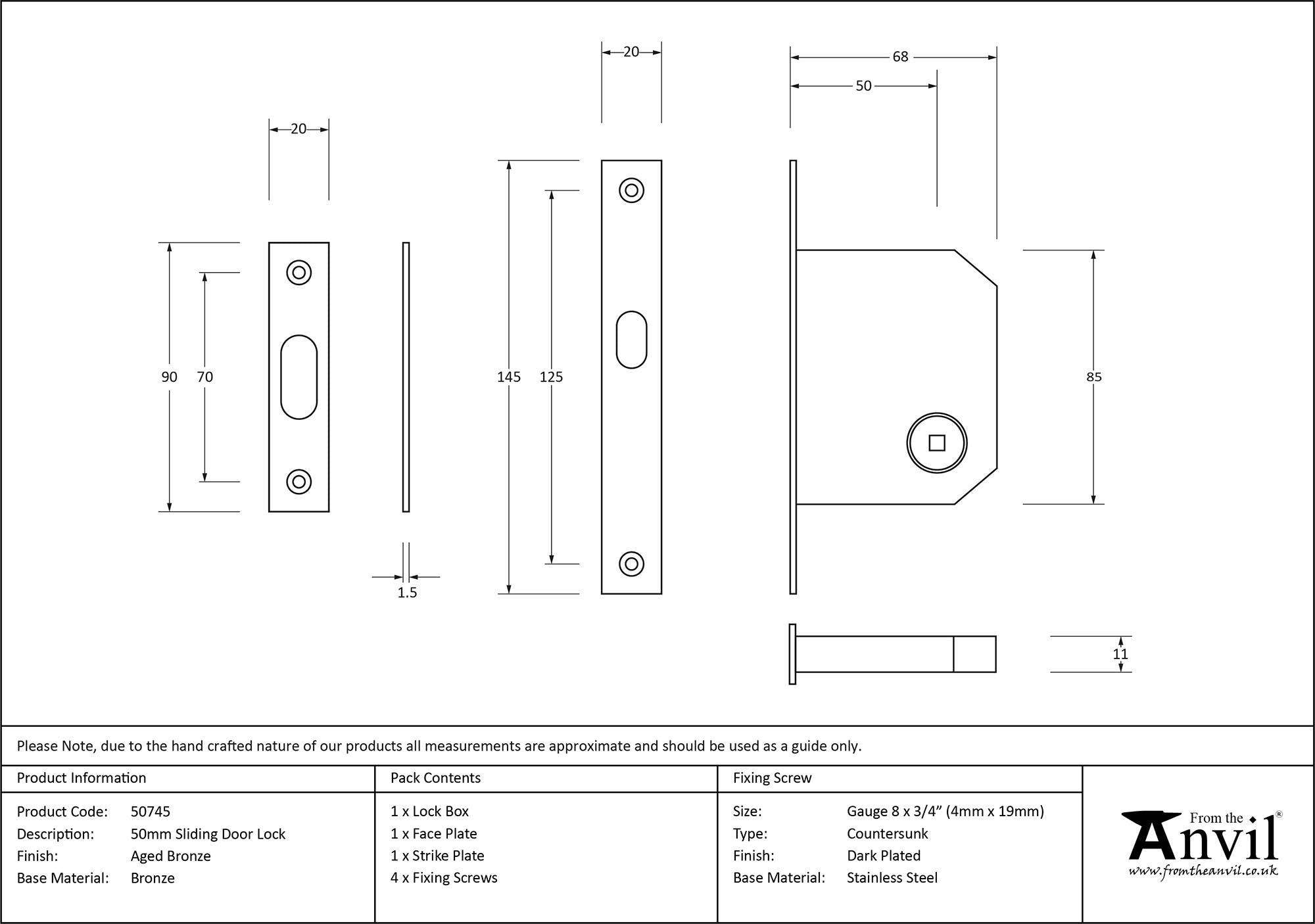 Sliding Door Lock