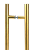 Aged Brass (316) 1.2m T Bar Handle B2B 32mm Ø