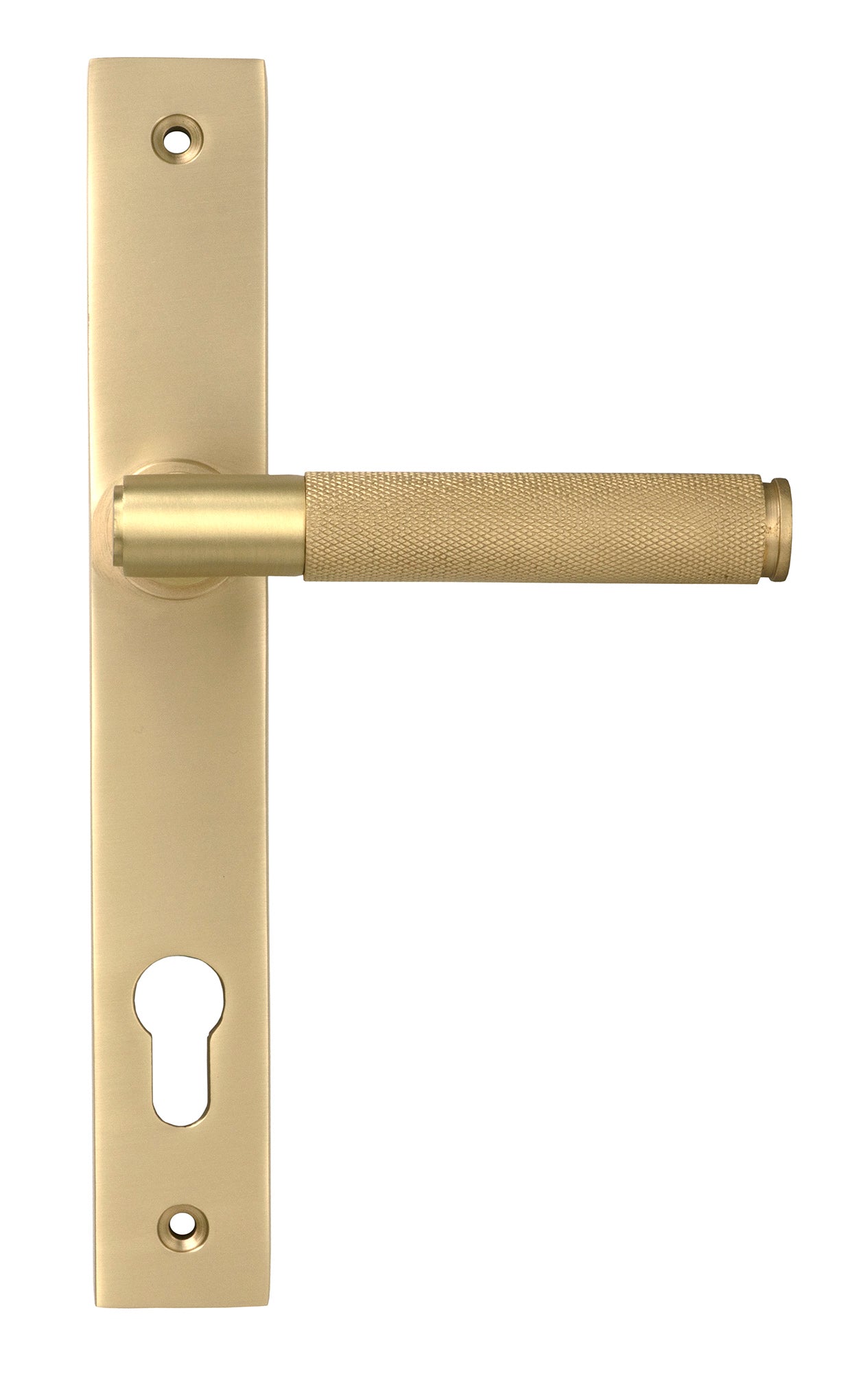 Satin Brass Brompton Slimline Lever Espag. Lock Set