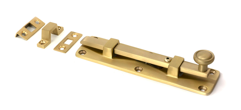 Satin Brass 6" Universal Bolt