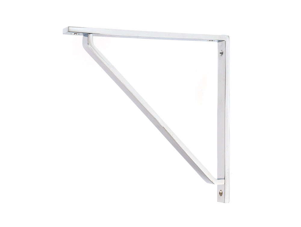 Polished Chrome Barton Shelf Bracket (200mm x 200mm)