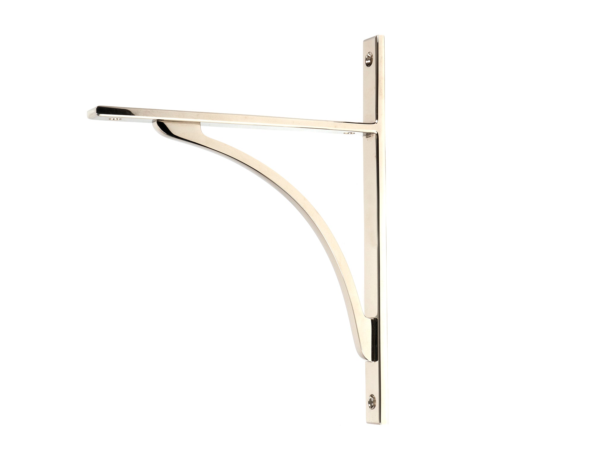 Polished Nickel Apperley Shelf Bracket (260mm x 200mm)