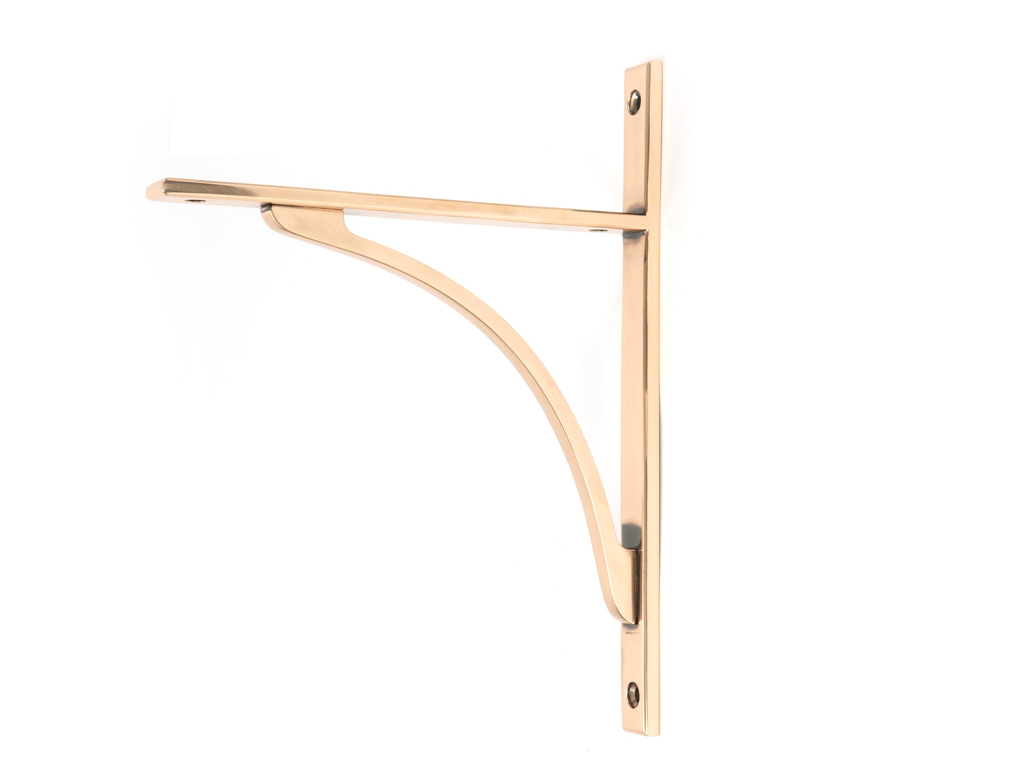 Polished Bronze Apperley Shelf Bracket (260mm x 200mm)