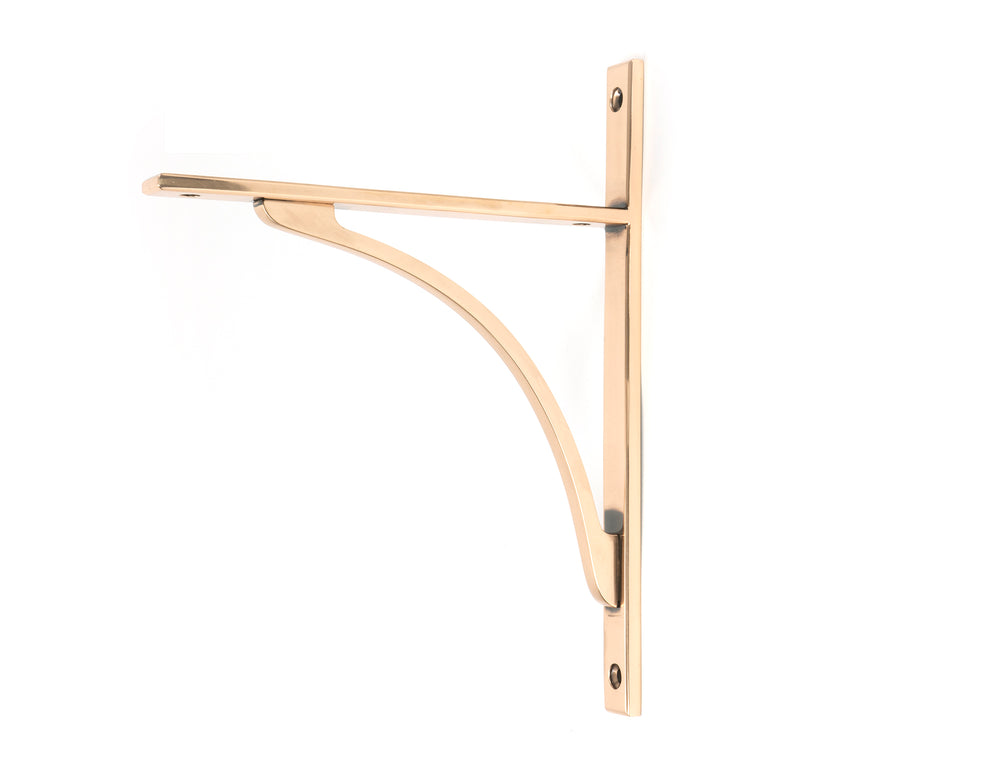 Polished Bronze Apperley Shelf Bracket (260mm x 200mm)