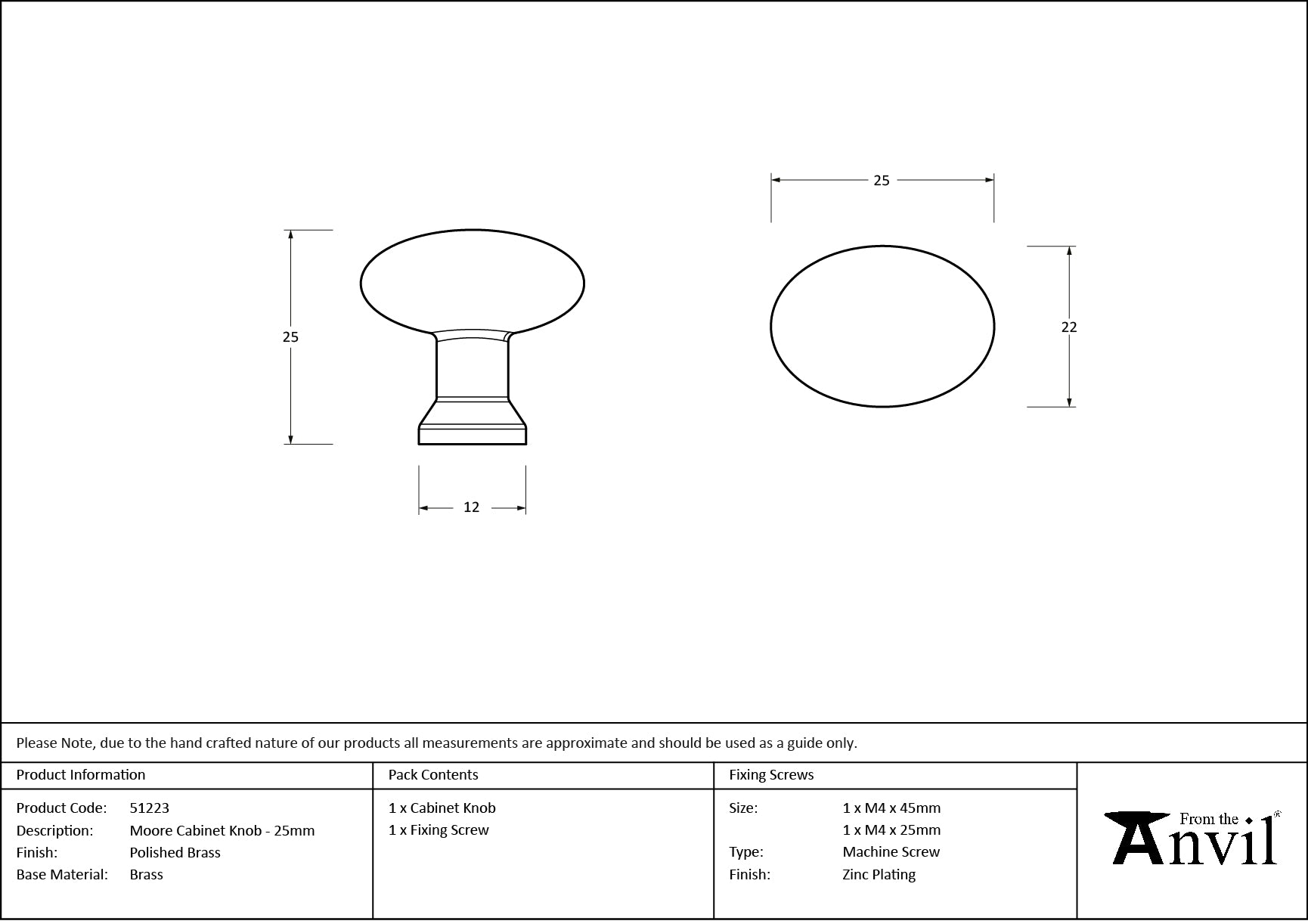 Moore Cabinet Knob