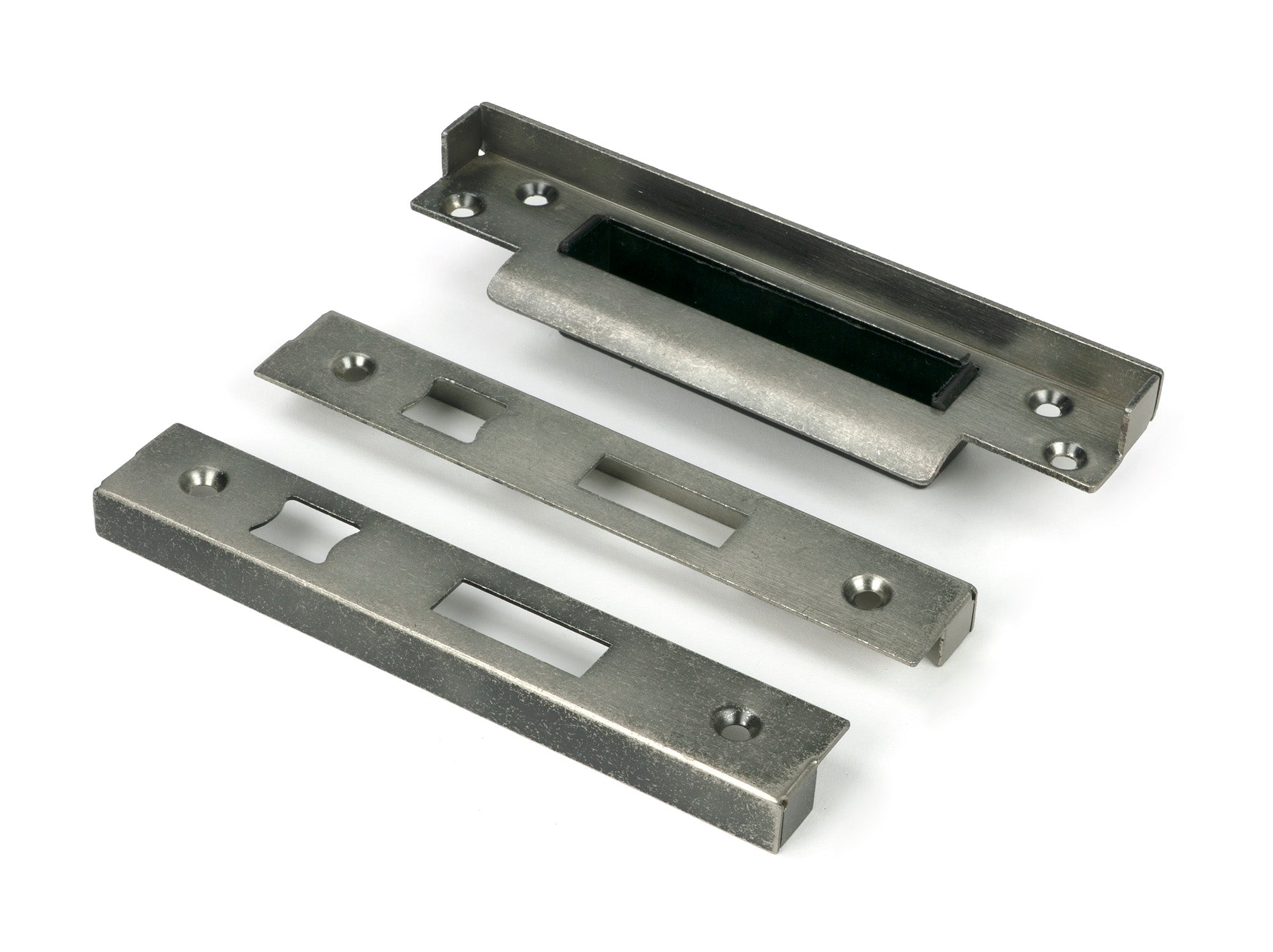 Pewter ½" Rebate Kit for Euro Sash Lock