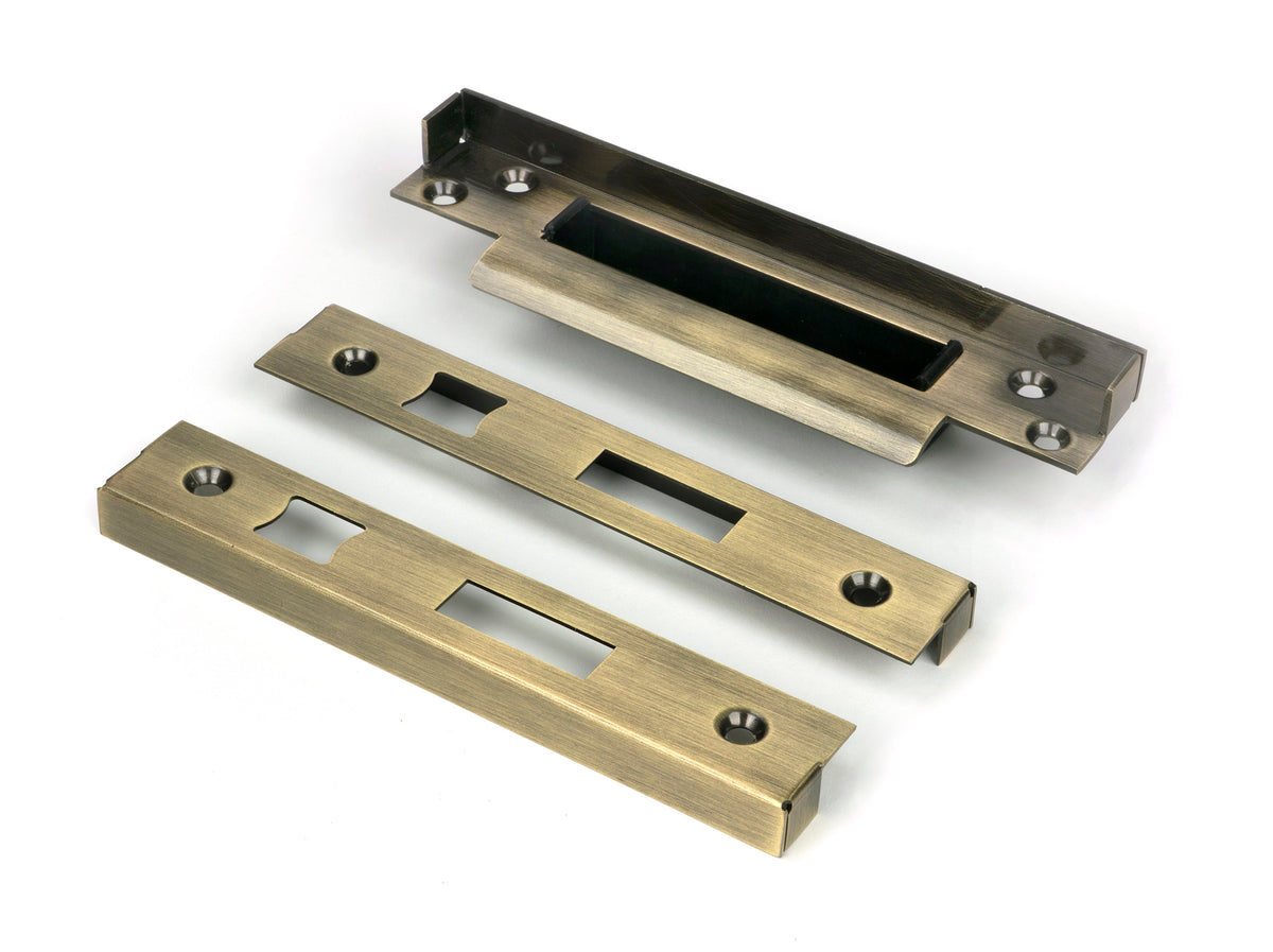 Aged Brass ½" Rebate Kit for Euro Sash Lock