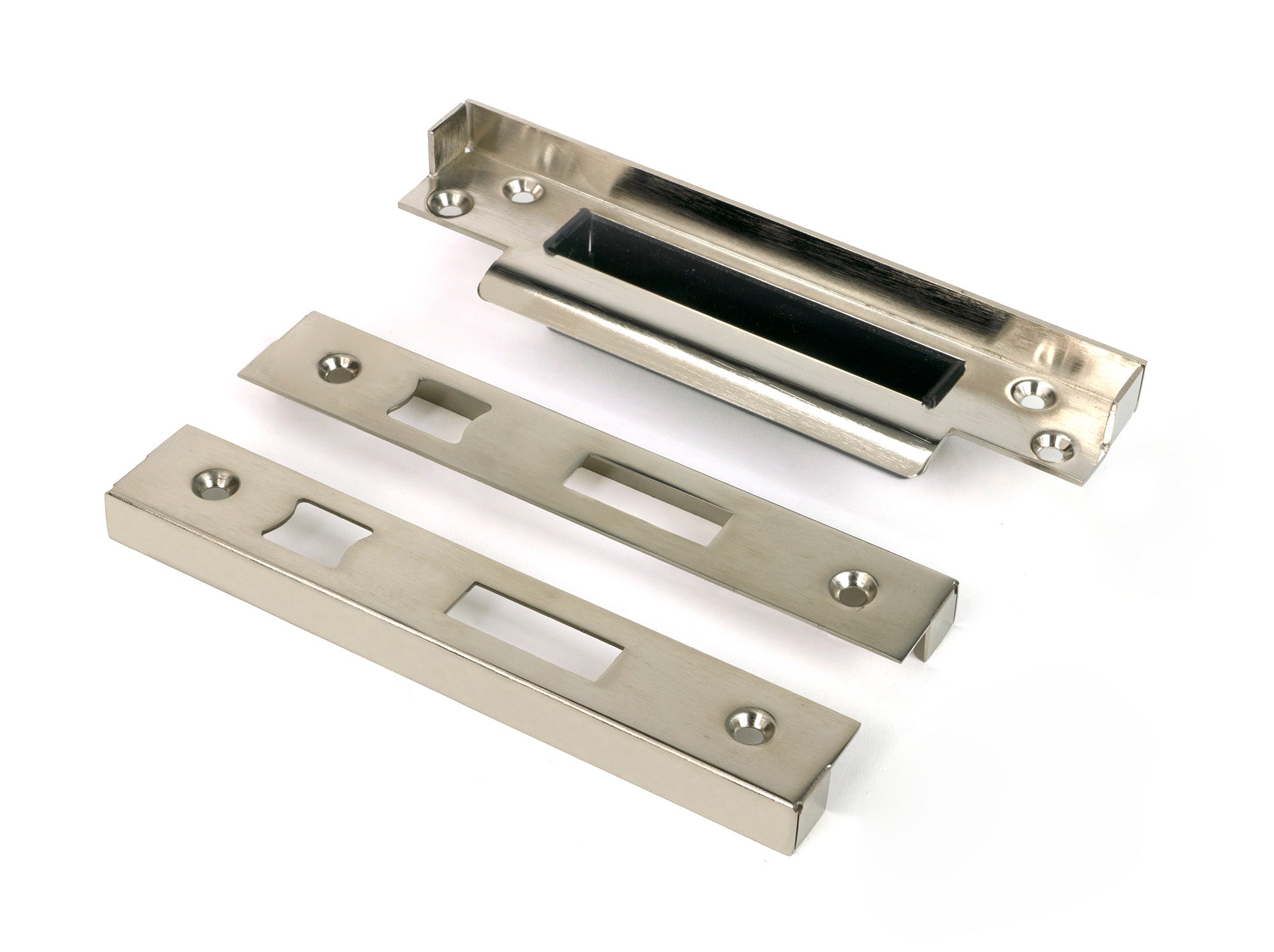 Polished Nickel ½" Rebate Kit for Euro Sash Lock