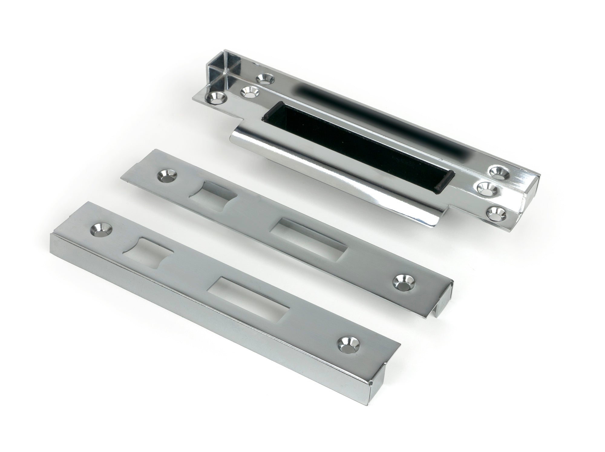 Polished Chrome ½" Rebate Kit for Euro Sash Lock