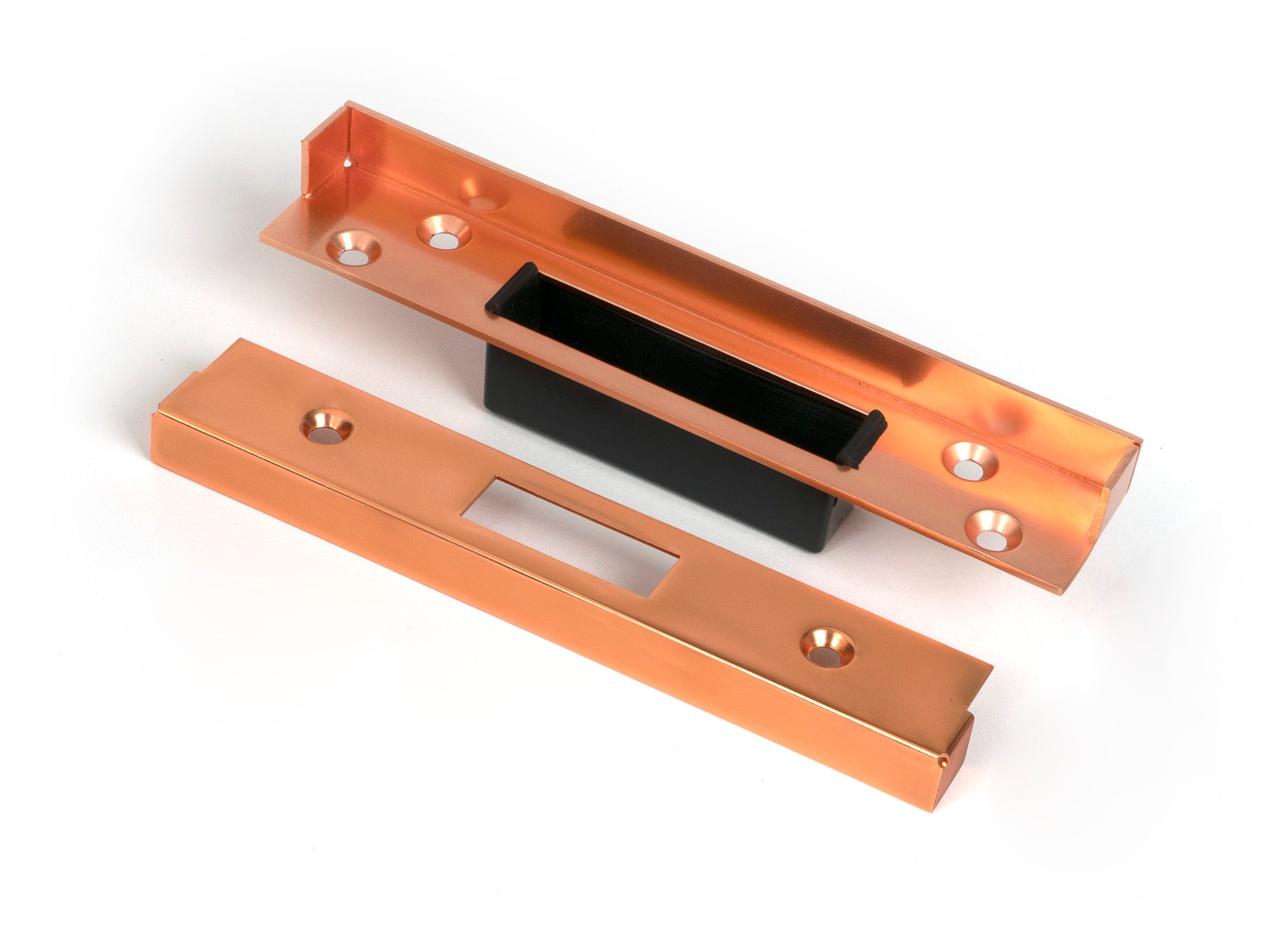 Polished Bronze ½" Rebate Kit for Euro Dead Lock