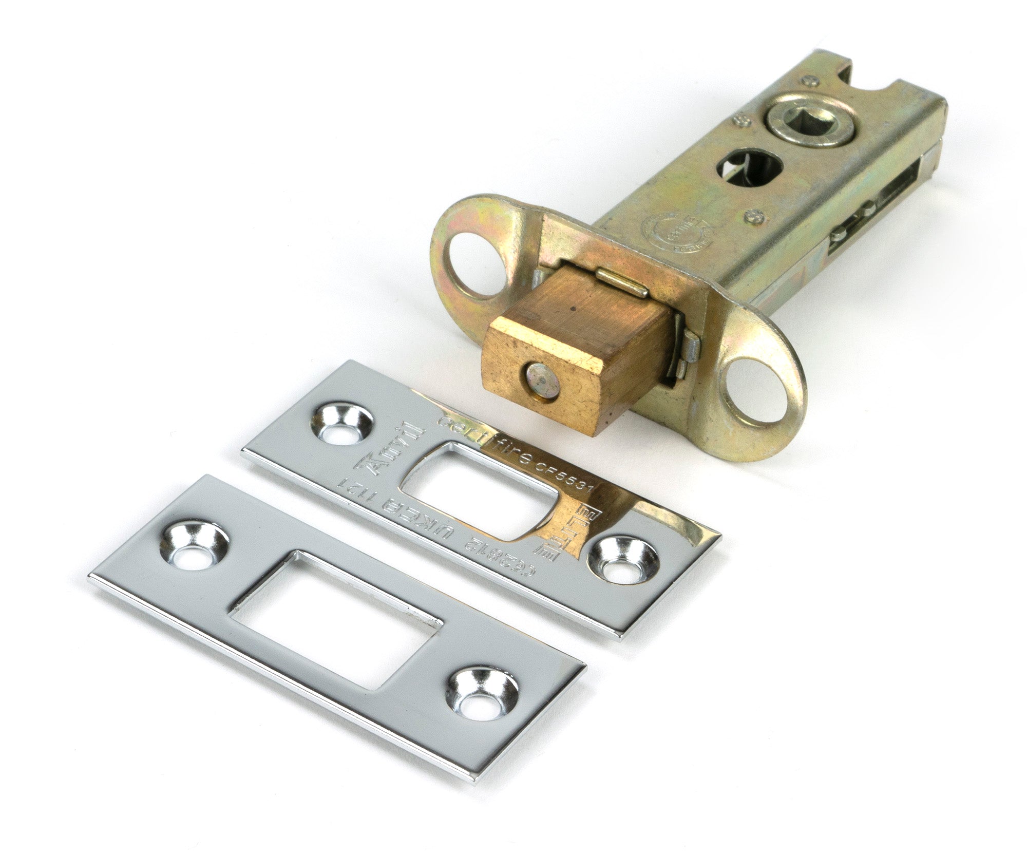 Polished Chrome 3" Heavy Duty Tubular Deadbolt