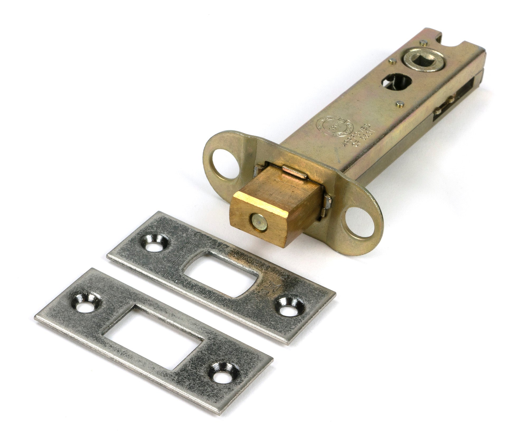 Pewter 4" Heavy Duty Tubular Deadbolt