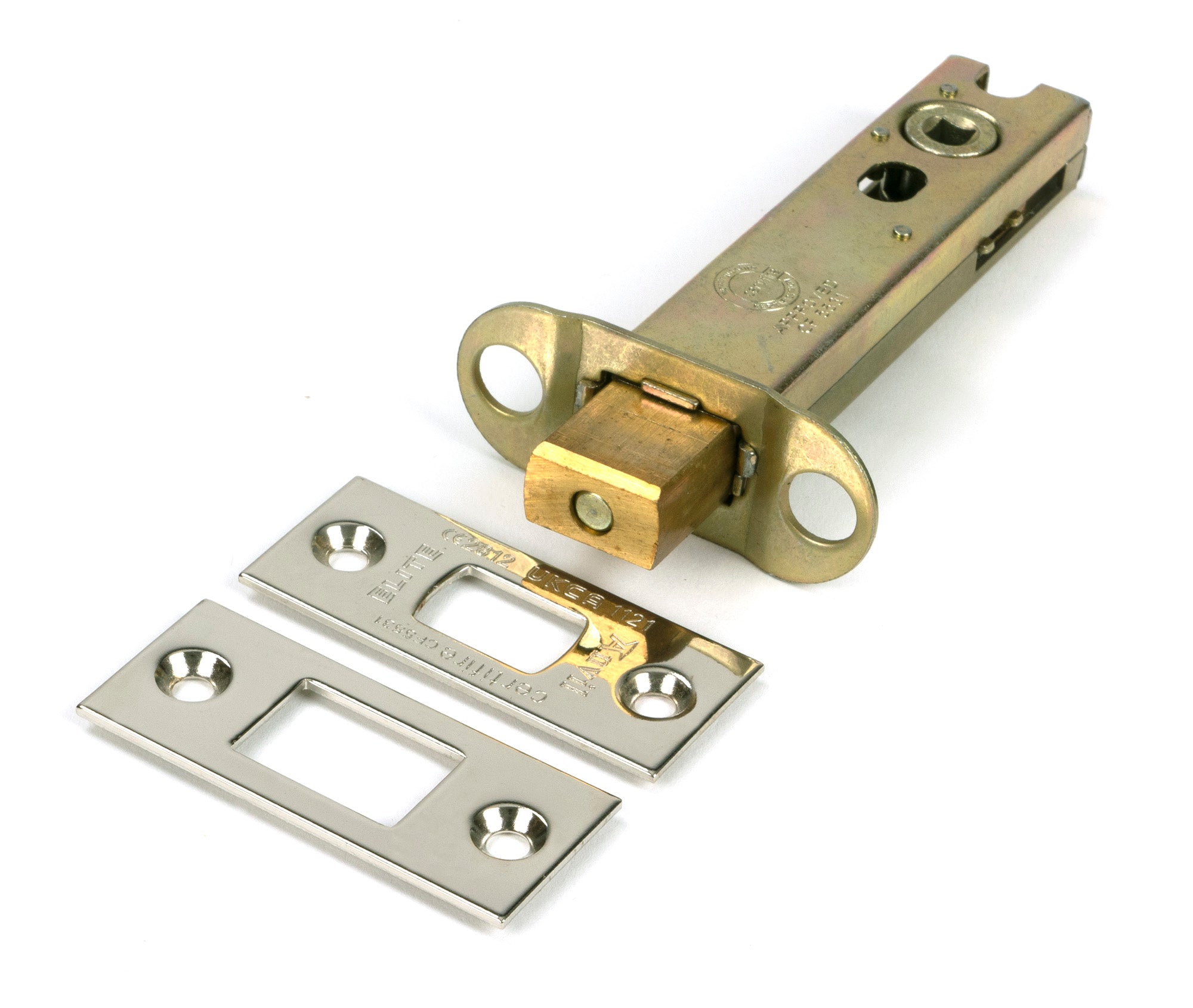 Polished Nickel 4" Heavy Duty Tubular Deadbolt
