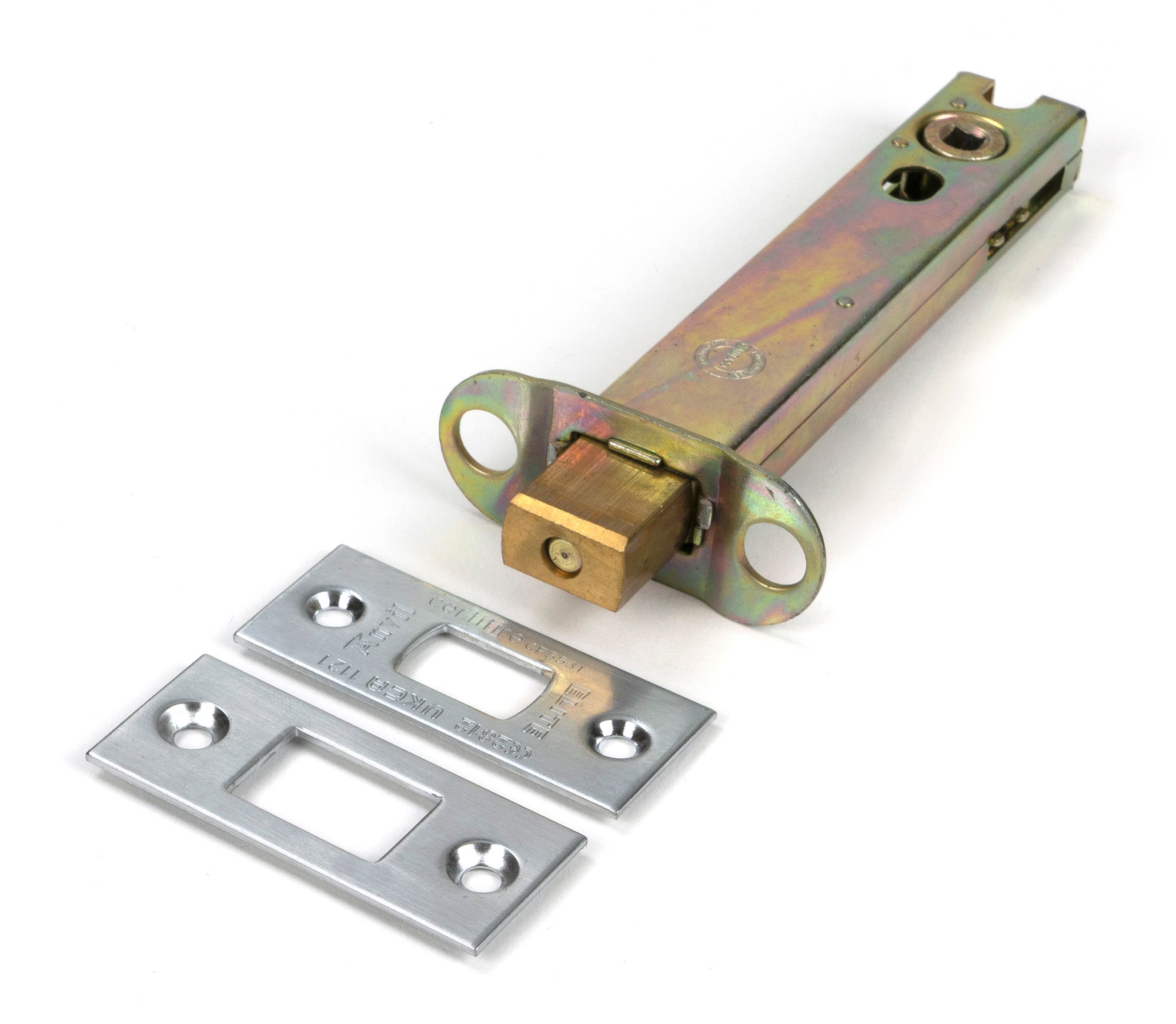 Satin Chrome 5" Heavy Duty Tubular Deadbolt
