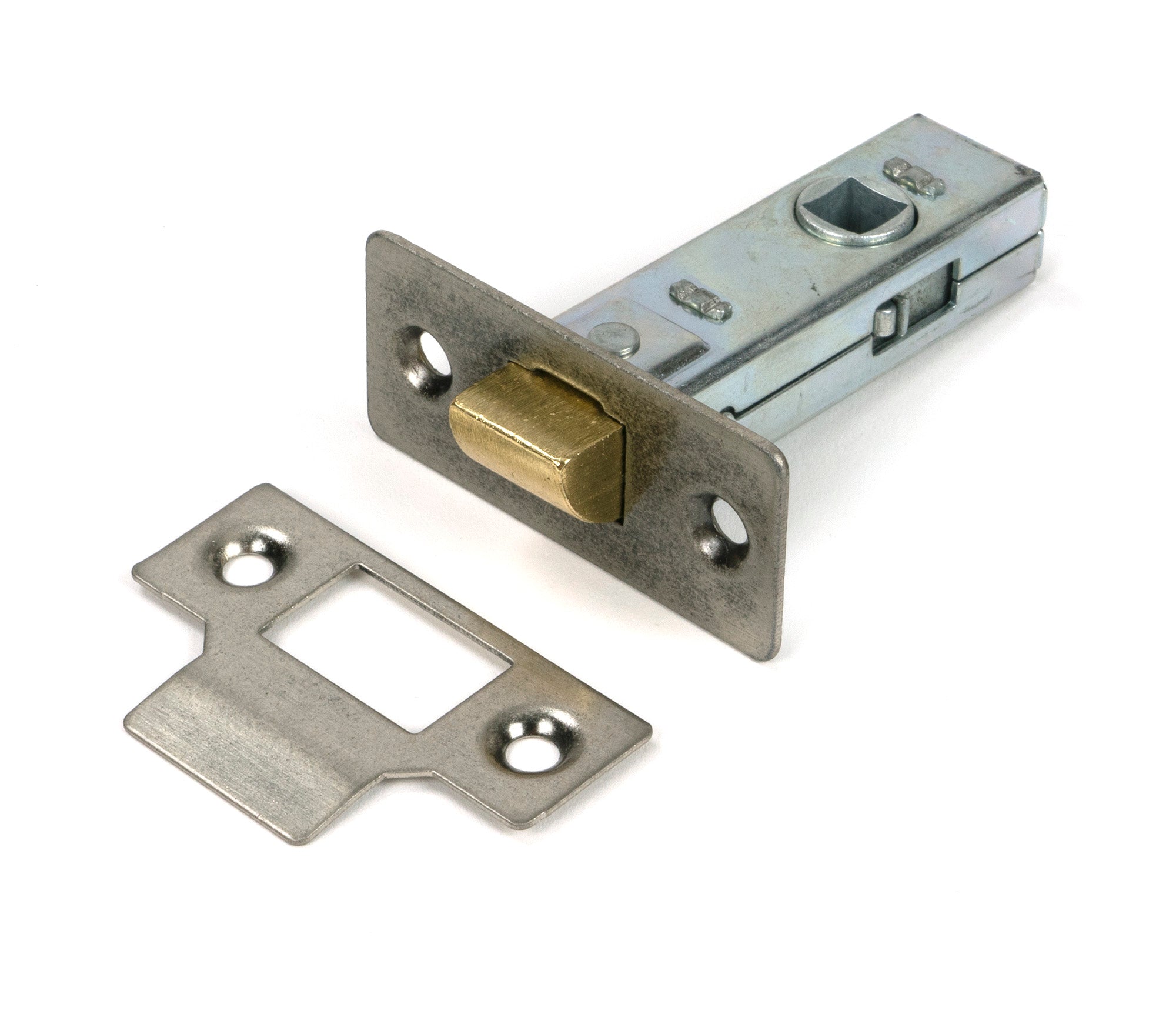 Pewter 2½" Tubular Mortice Latch