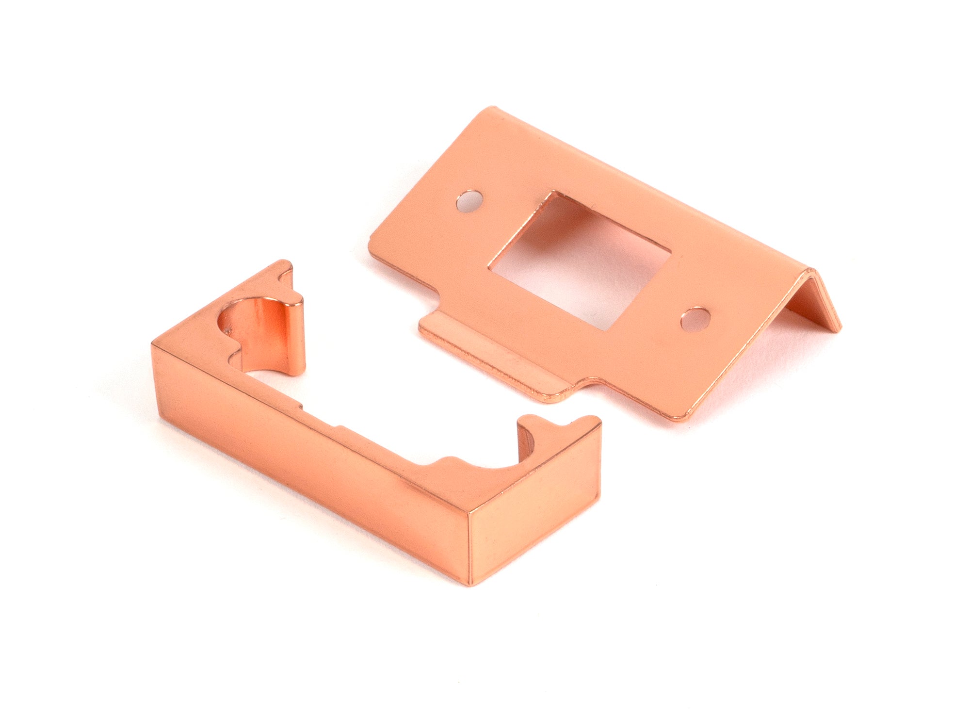 Polished Bronze ½" Rebate Kit for Tubular Mortice Latch