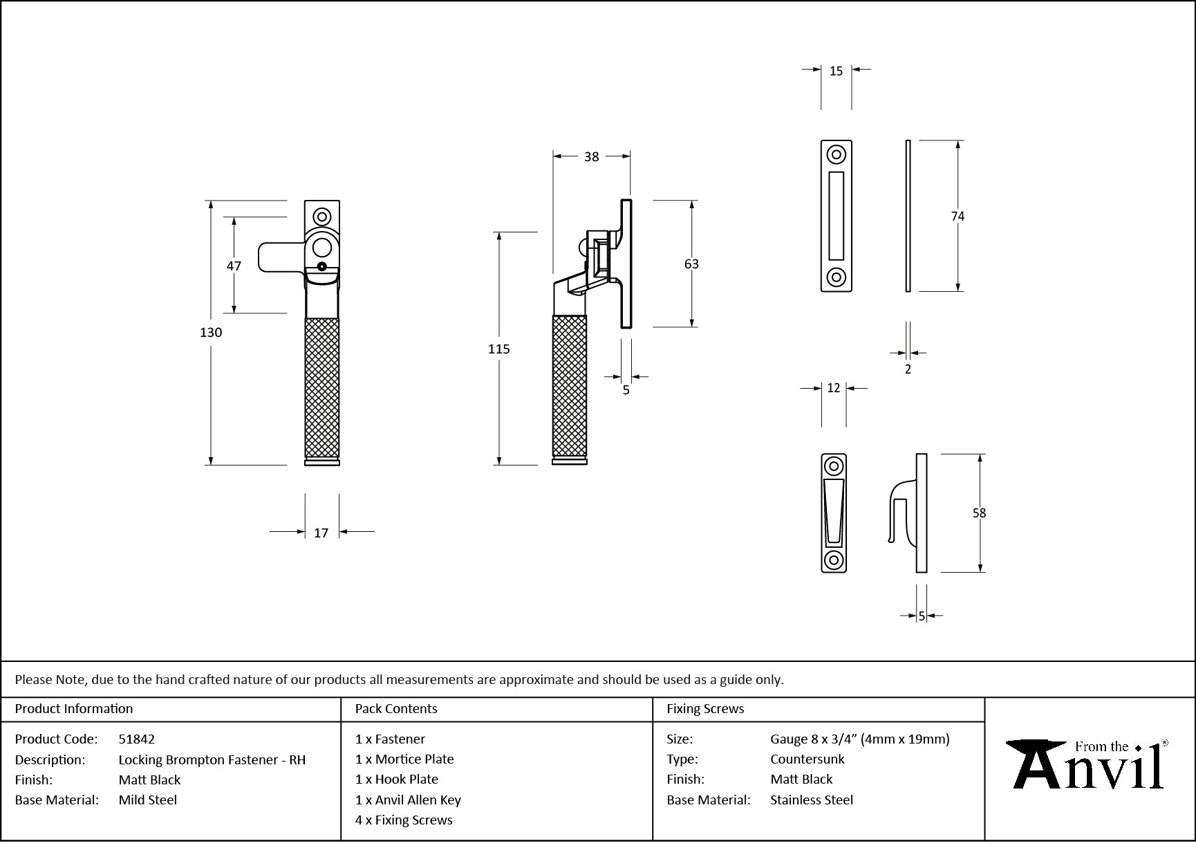 Locking Brompton Fastener