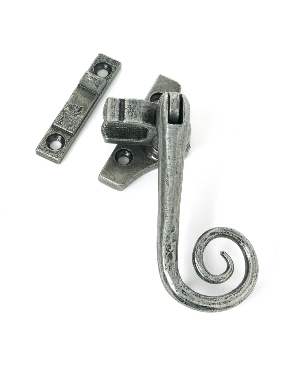 Pewter Night-Vent Locking Monkeytail Fastener (Steel Window)