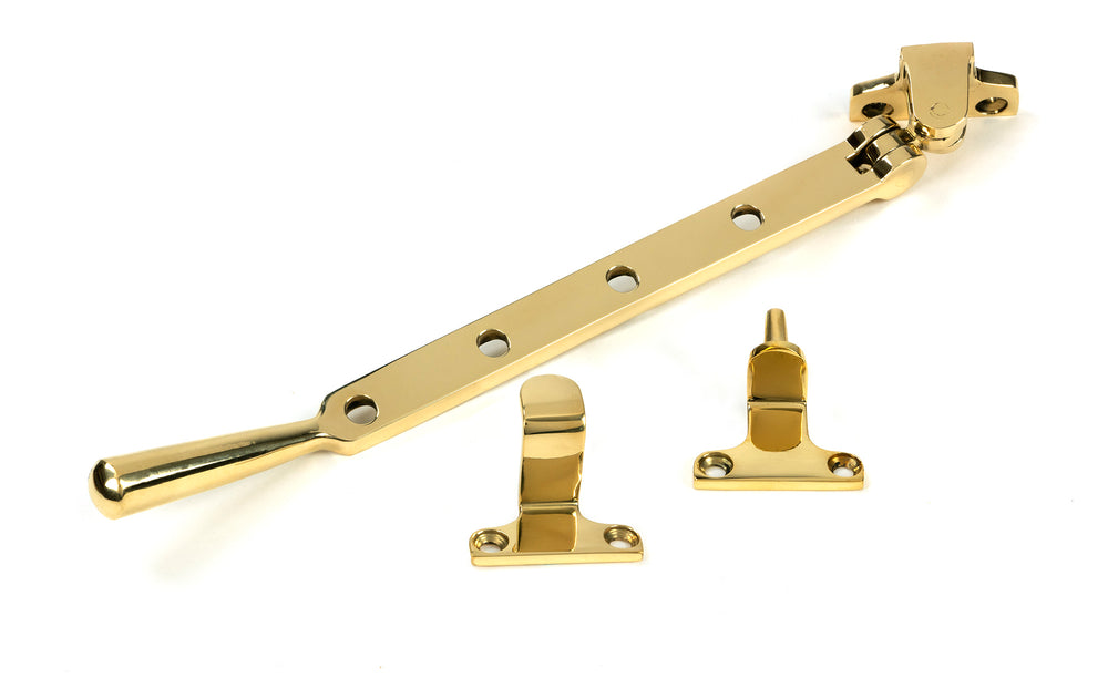 Polished Brass 10" Newbury Stay (Steel Window)
