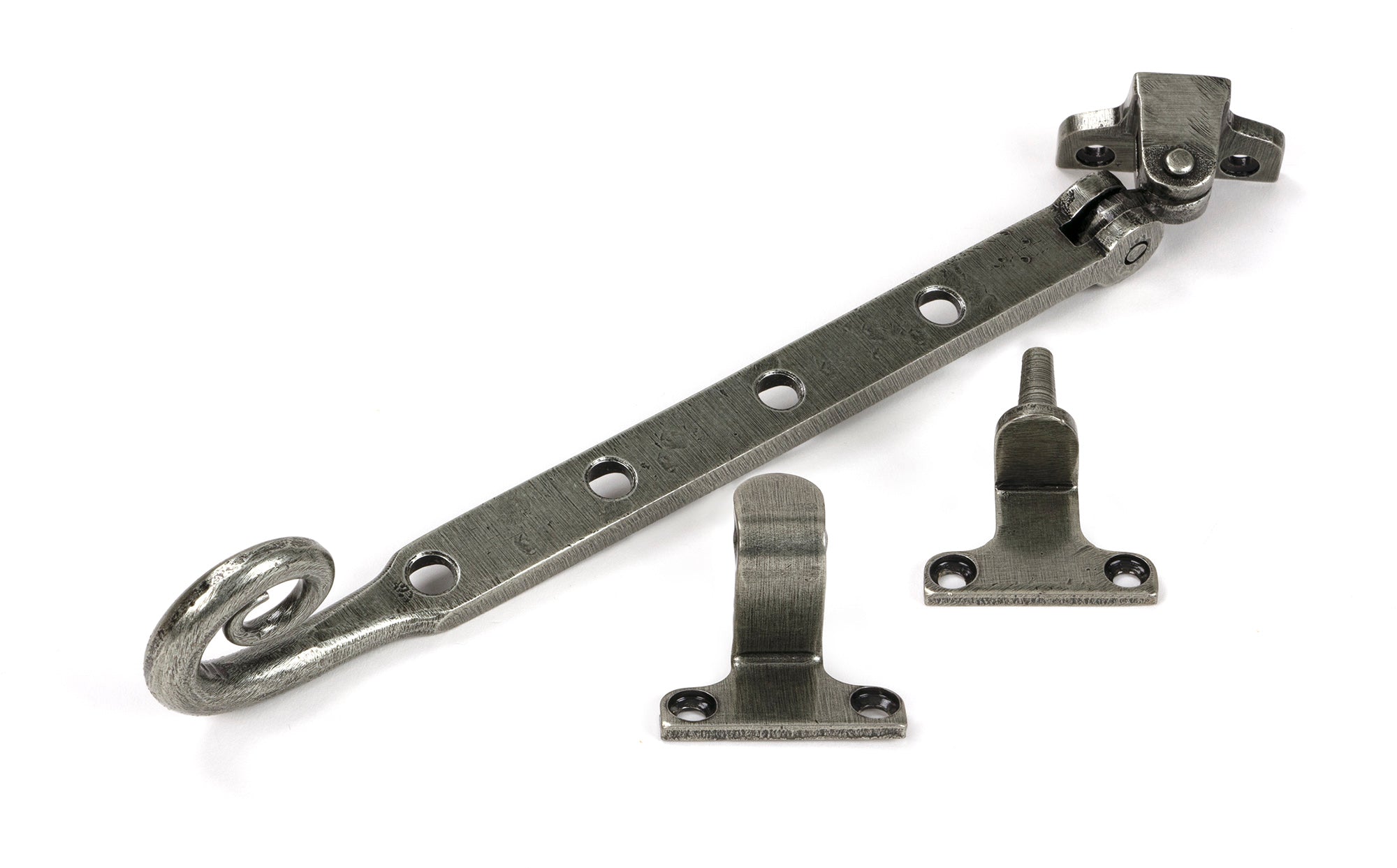 Pewter 10" Monkeytail Stay (Steel Window)