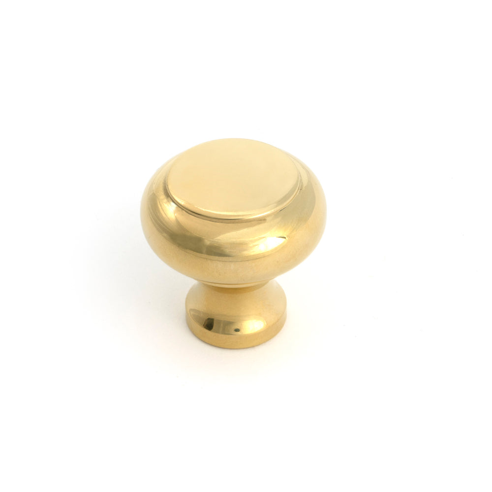 Polished Brass Regency Cabinet Knob - Small