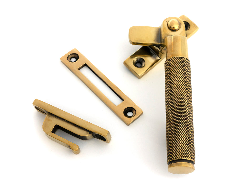 Aged Brass Locking Brompton Fastener - RH
