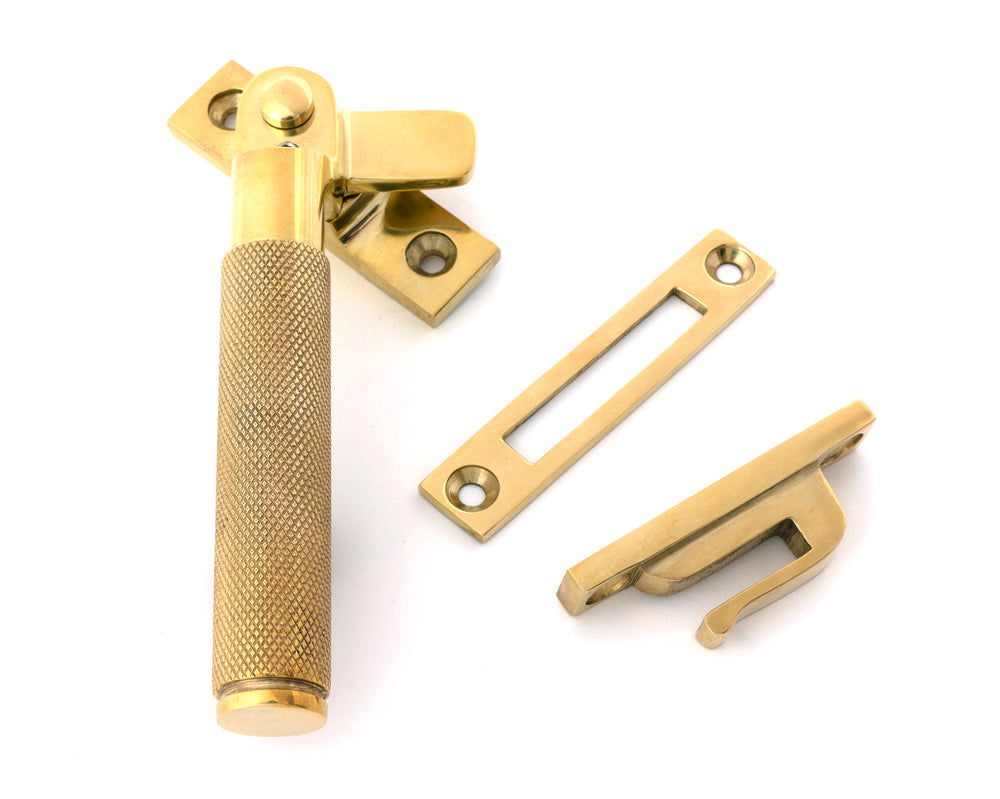 Polished Brass Locking Brompton Fastener - LH