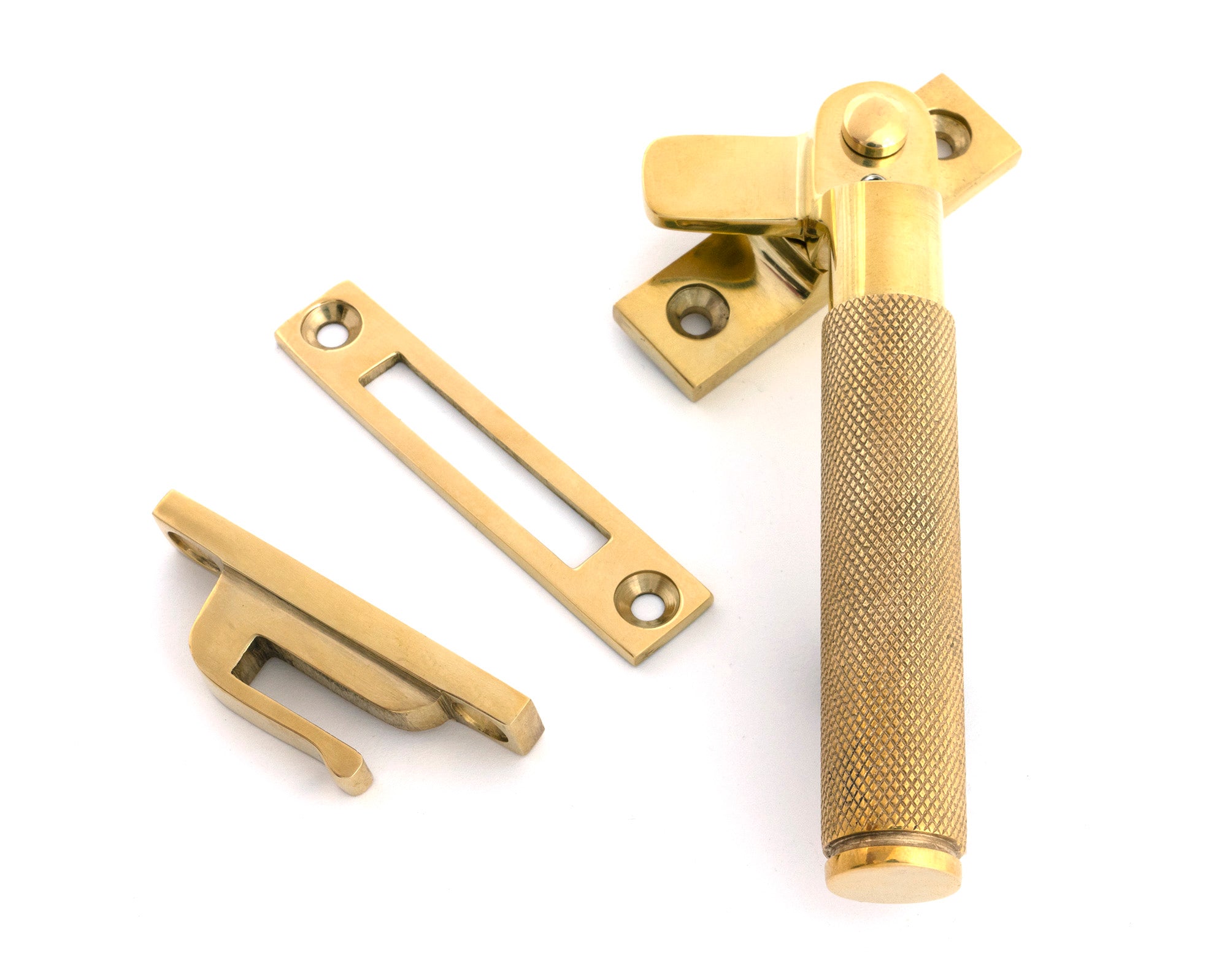 Polished Brass Locking Brompton Fastener - RH