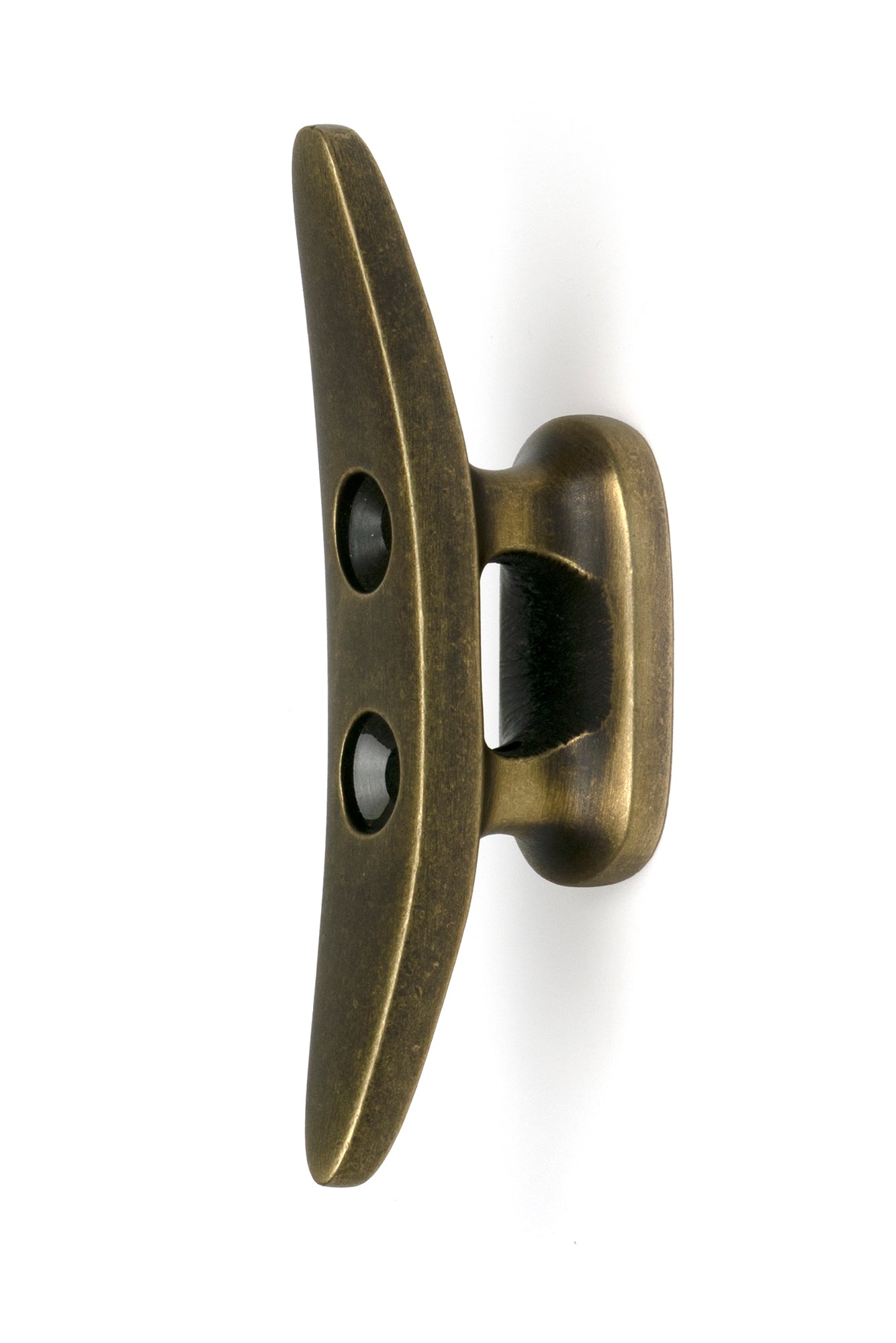 Burnished Brass Marine Cleat Hook
