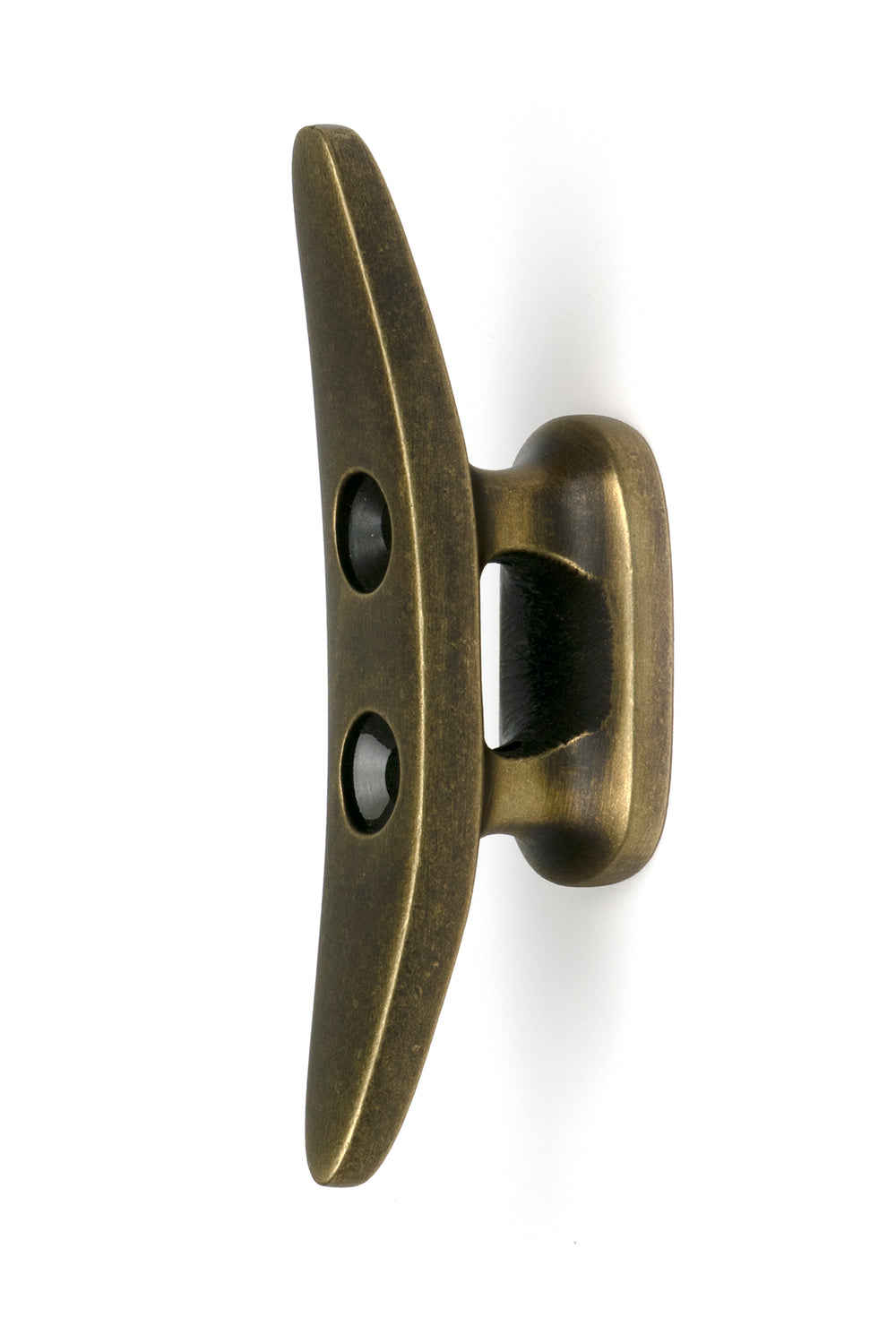 Burnished Brass Marine Cleat Hook