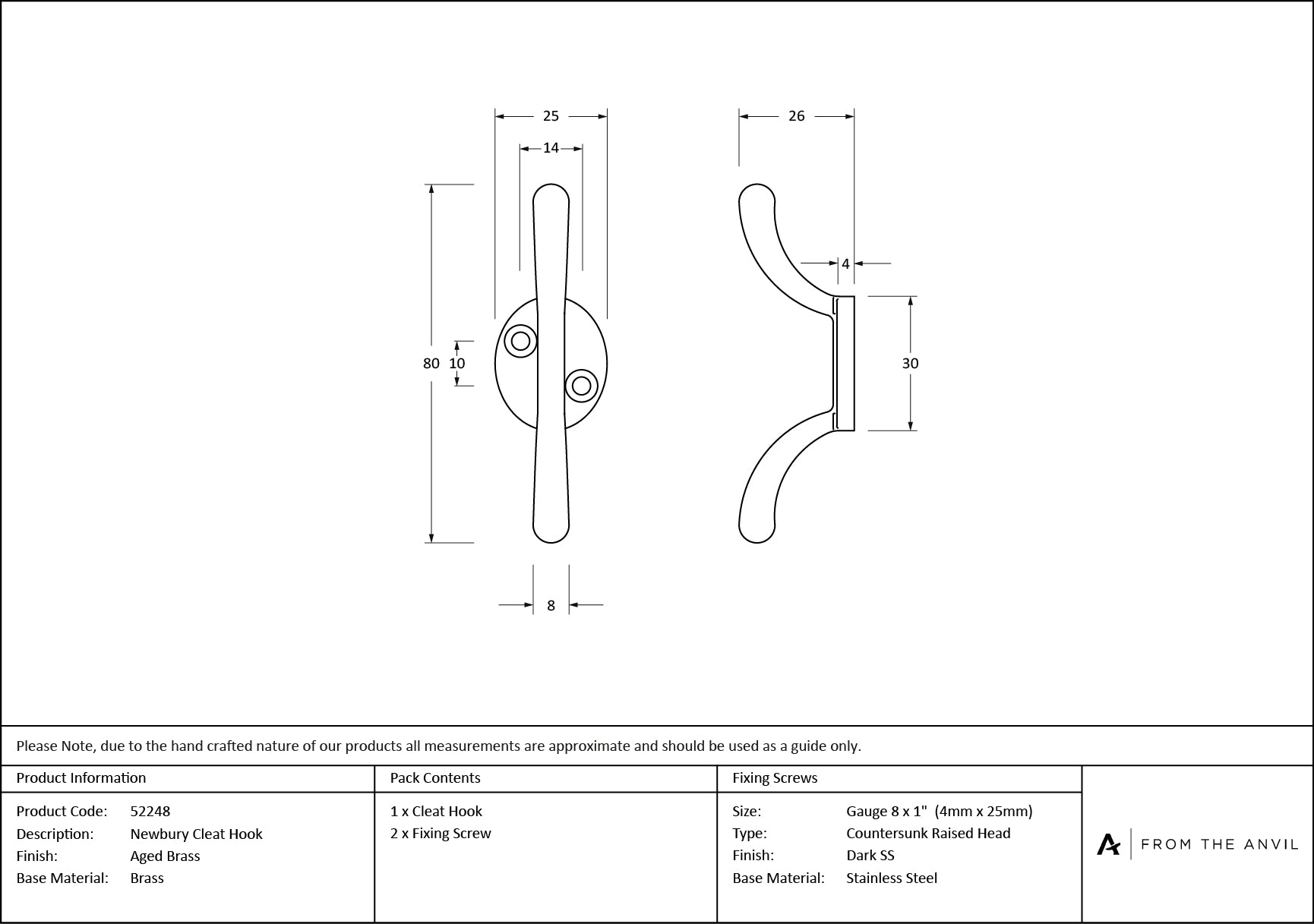 Newbury Cleat Hook