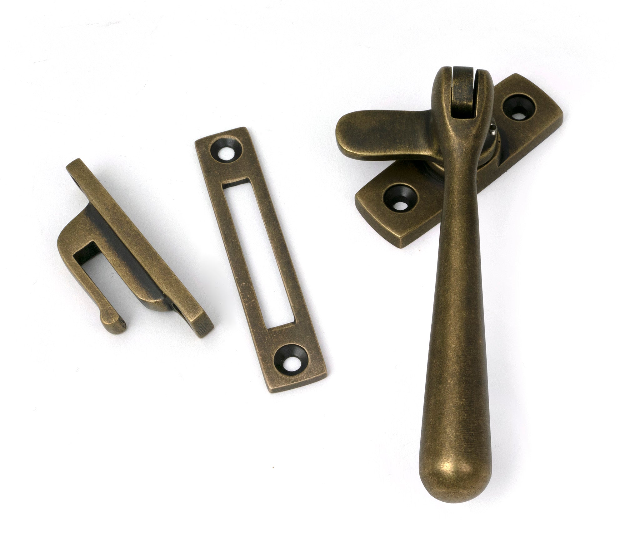 Burnished Brass Locking Newbury Fastener