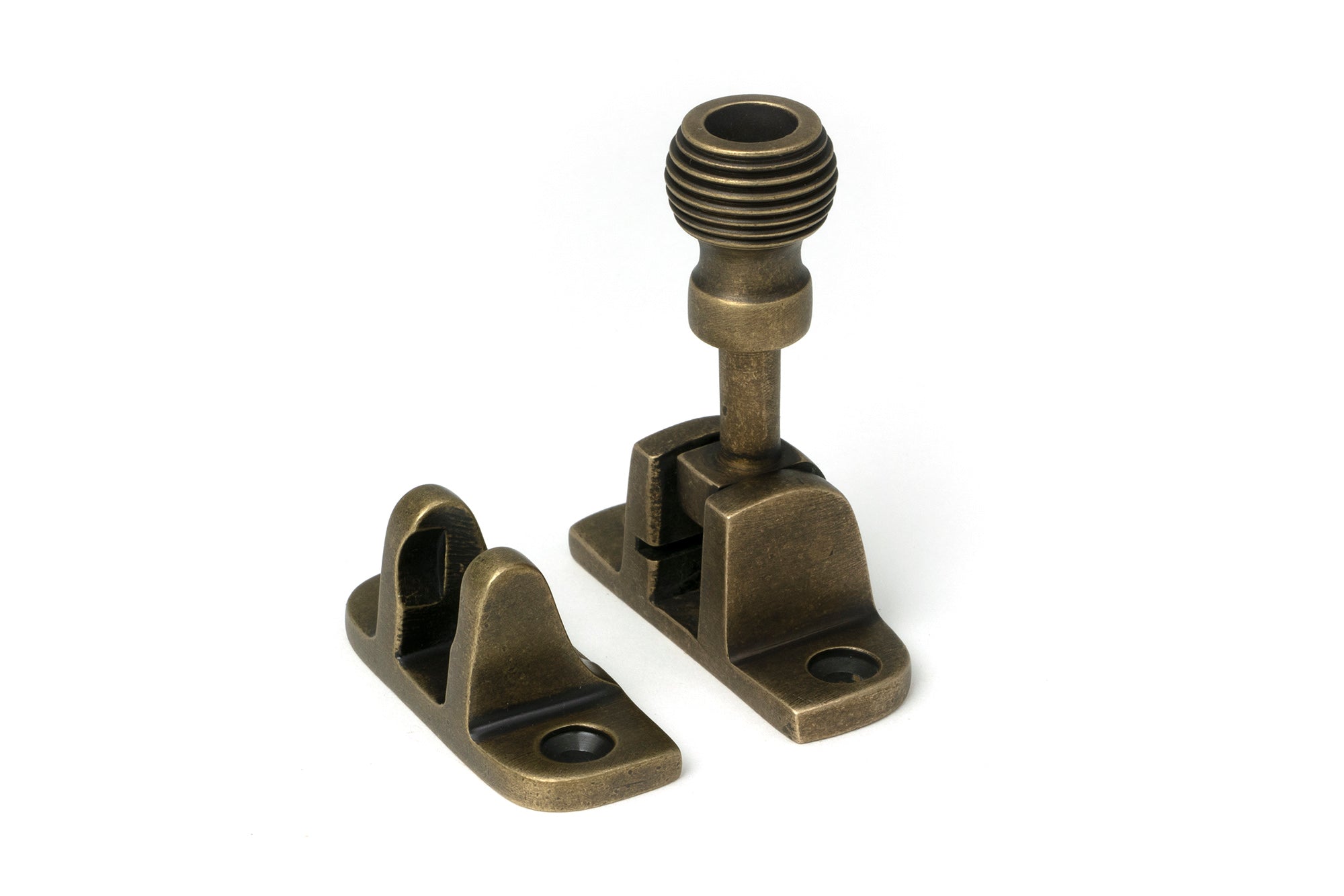 Burnished Brass Beehive Brighton Fastener (Radiused)
