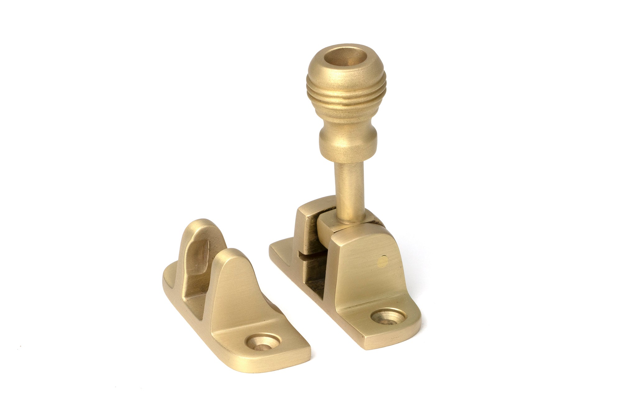 Satin Brass Prestbury Brighton Fastener (Radiused)