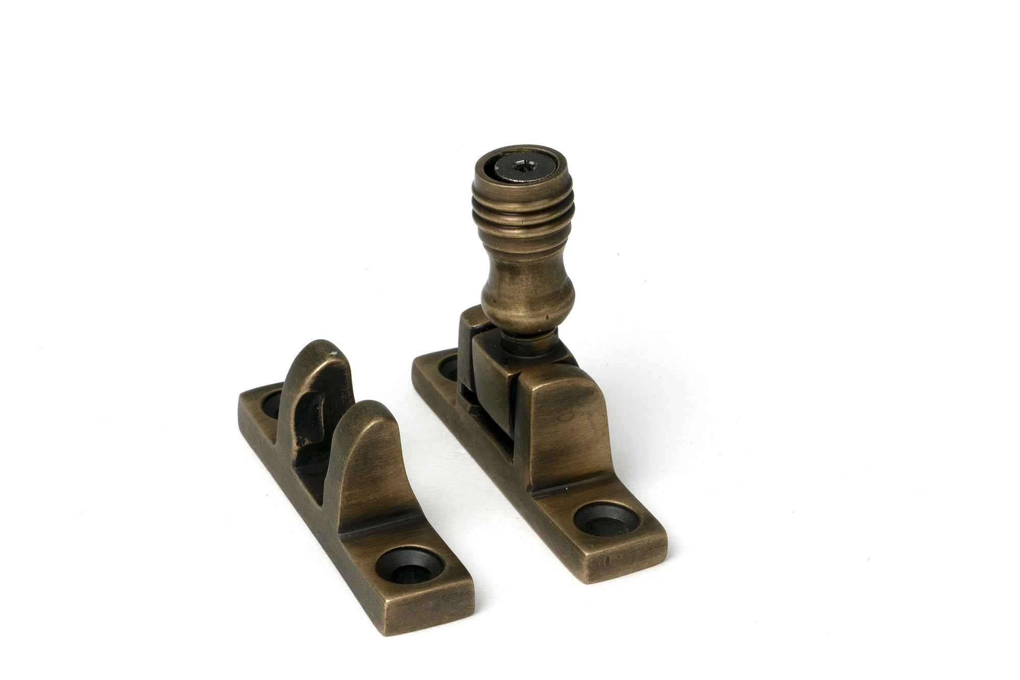 Burnished Brass Prestbury Brighton Fastener - Narrow (Square)