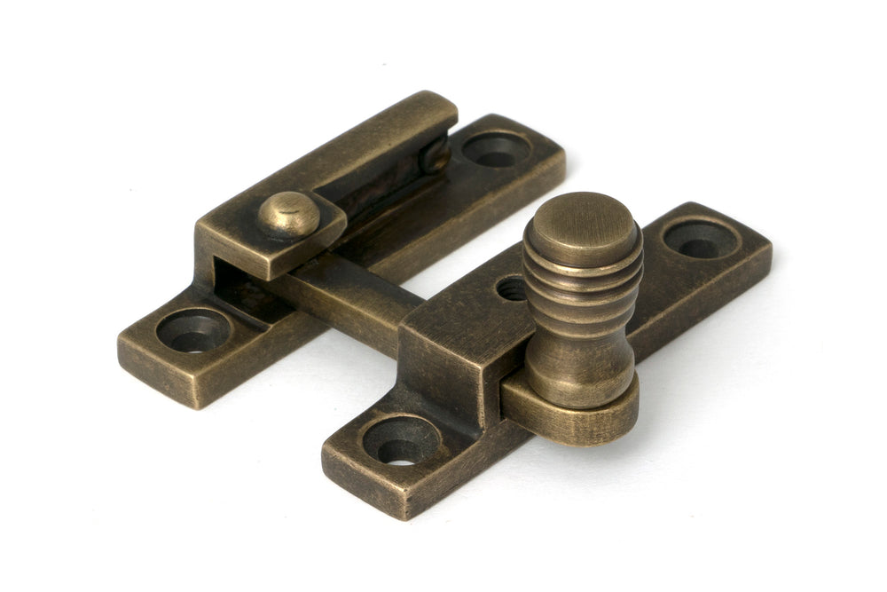 Burnished Brass Prestbury Quadrant Fastener - Narrow