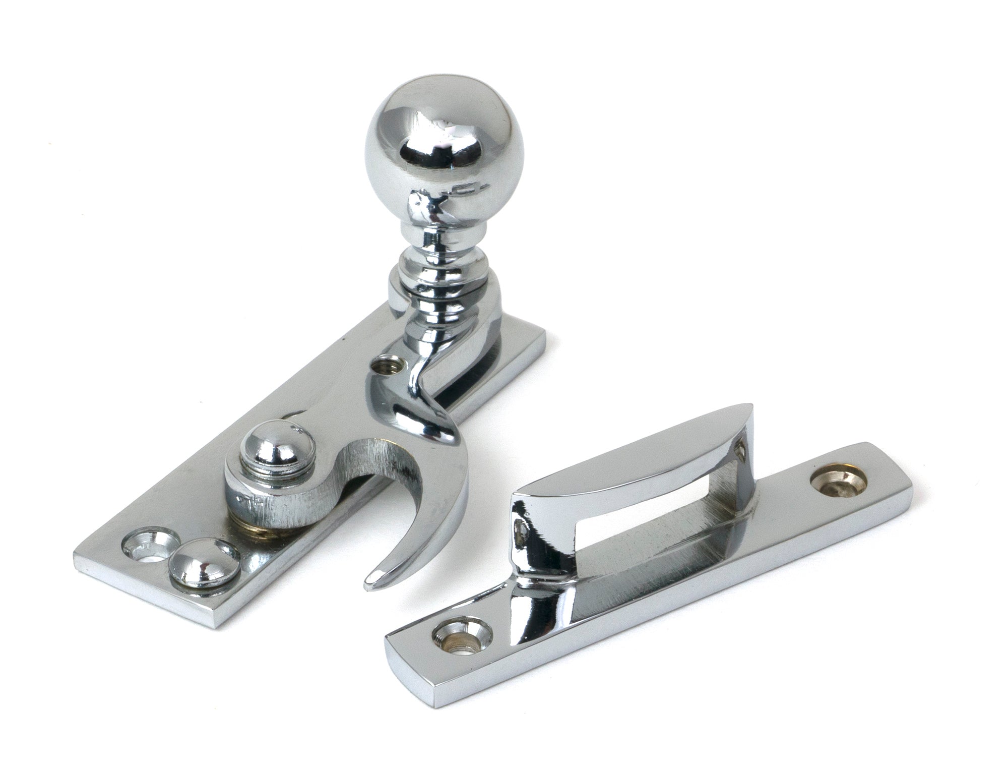 Polished Chrome Sash Hook Fastener