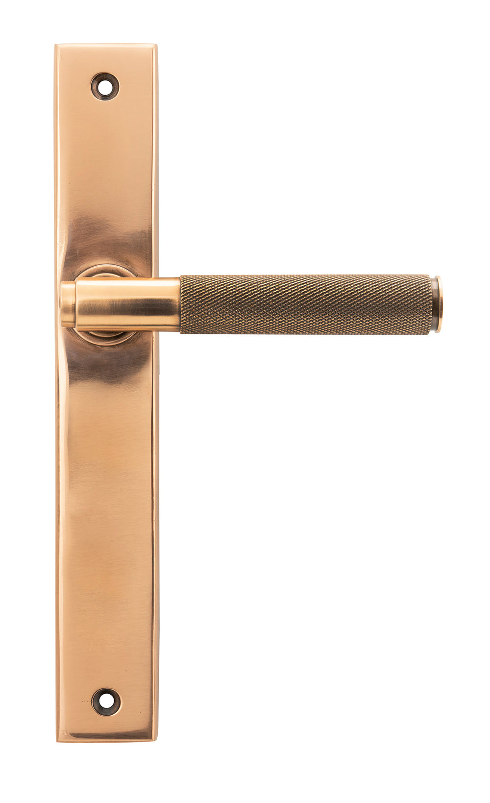 Polished Bronze Brompton Slimline Lever Espag. Latch Set