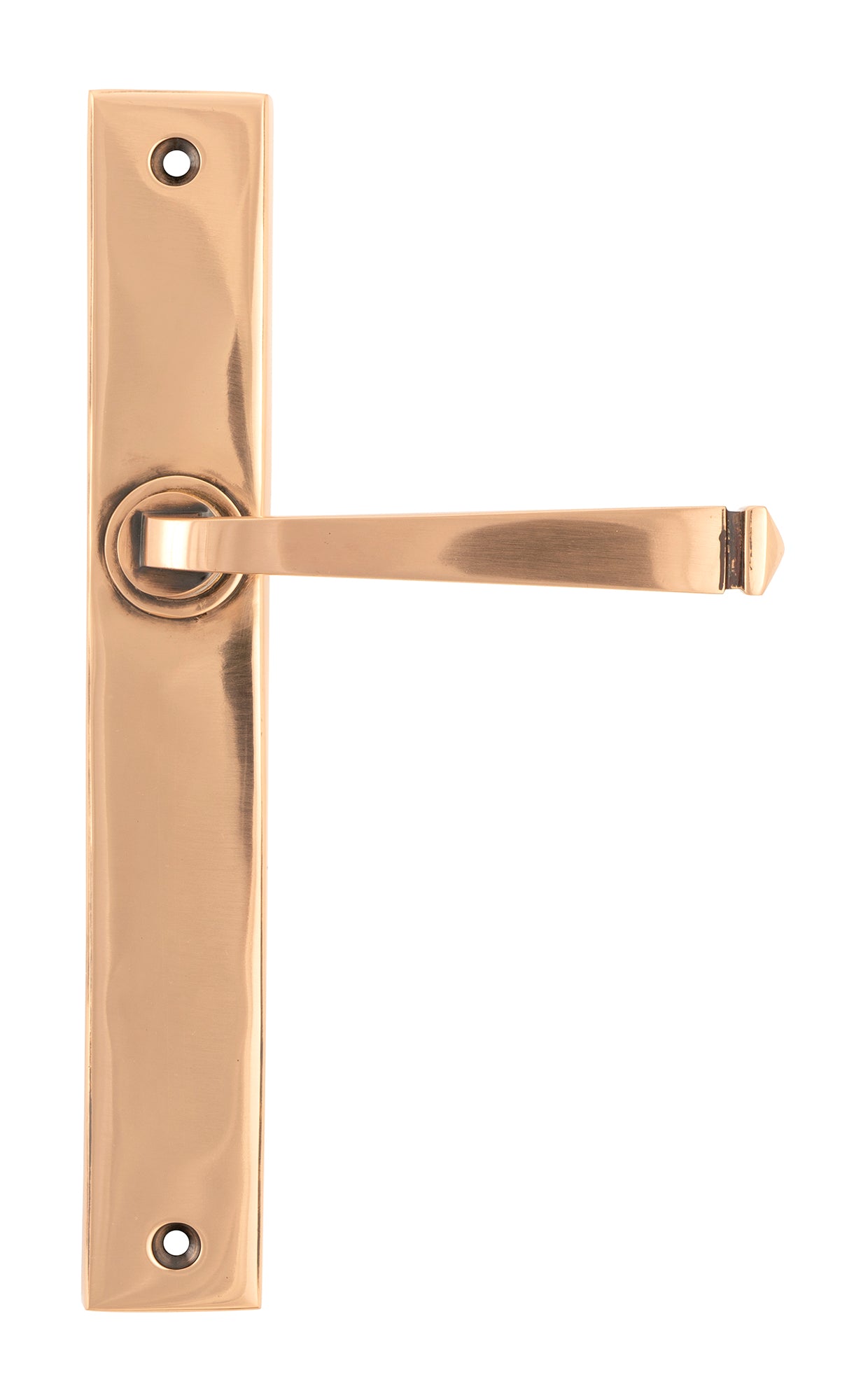 Polished Bronze Avon Slimline Lever Latch Set
