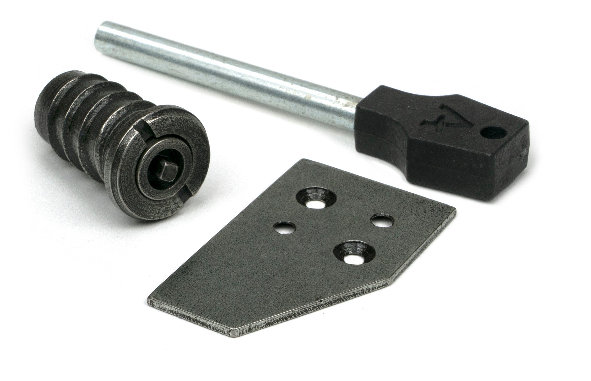 Pewter Key-Flush Sash Stop