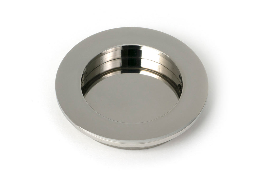 Polished Marine SS (316) 75mm Plain Round Pull