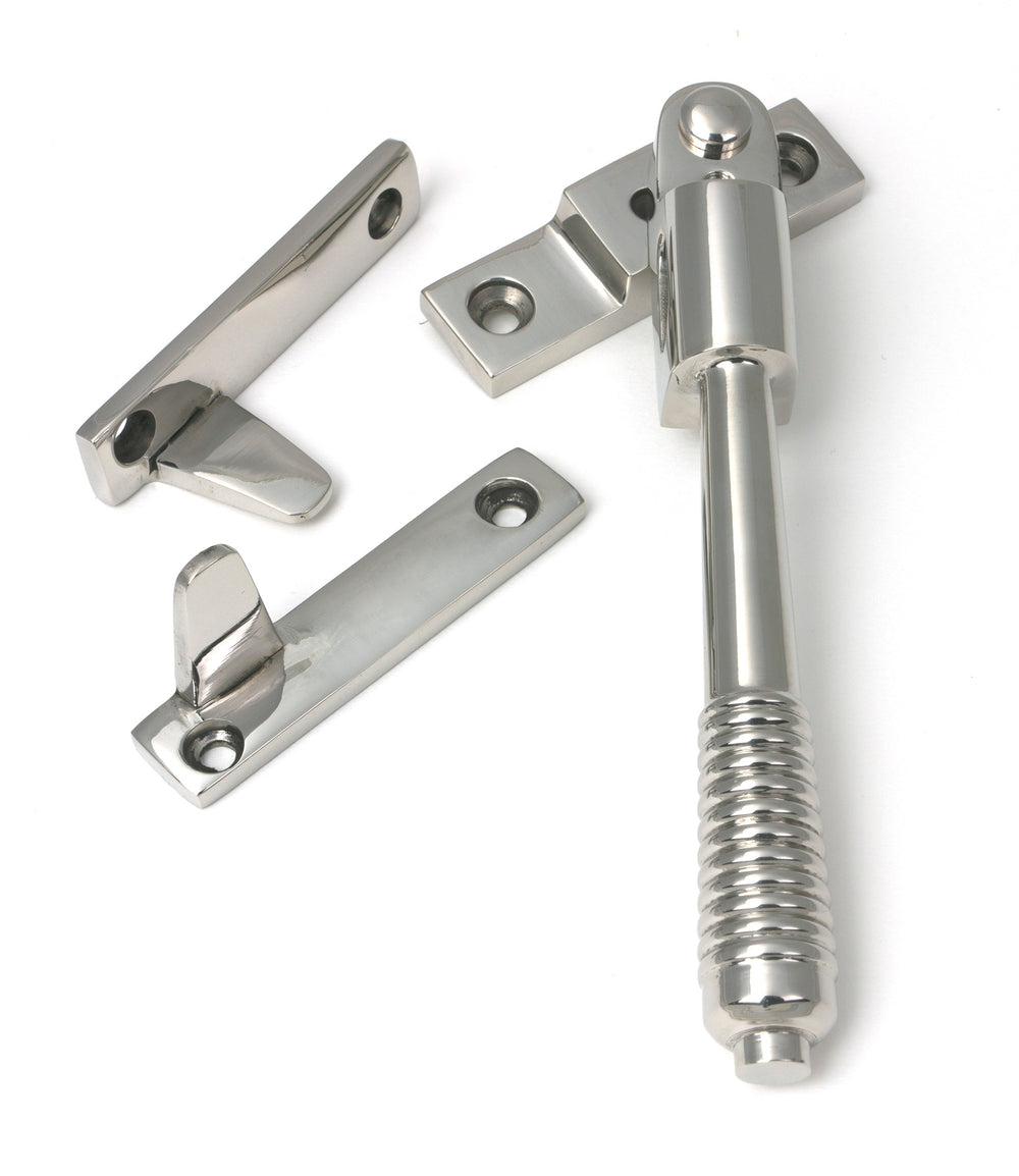 Polished Marine SS (316) Night-Vent Locking Reeded Fastener