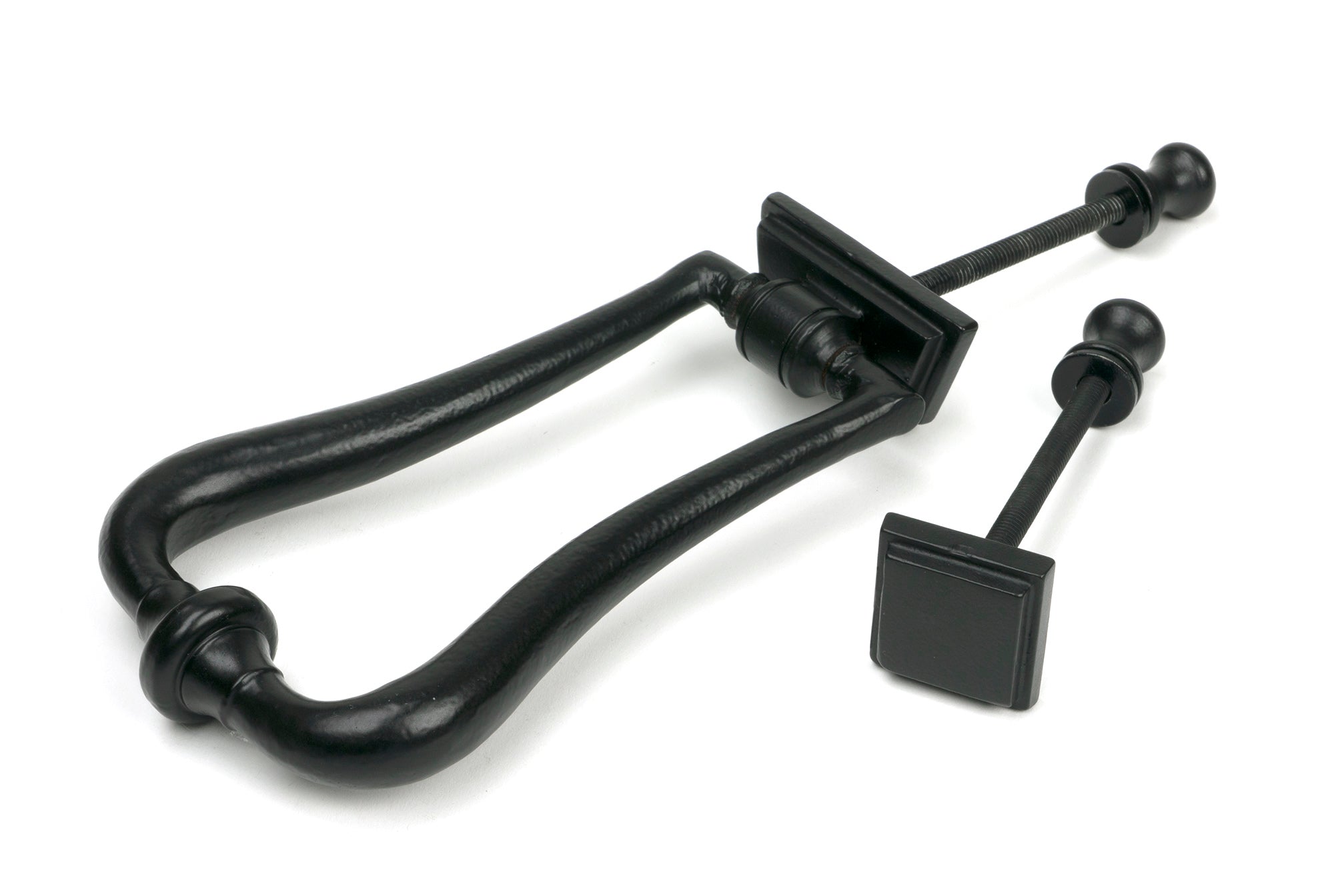 Matt Black Slimline Art Deco Door Knocker
