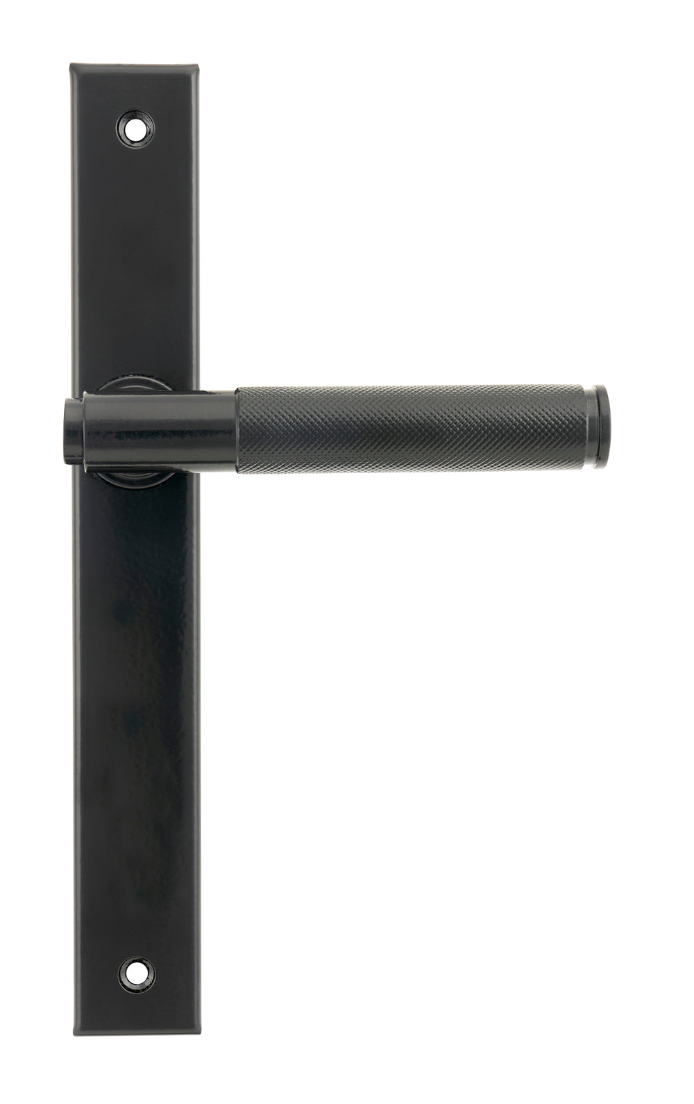Black Brompton Slimline Lever Espag. Latch Set
